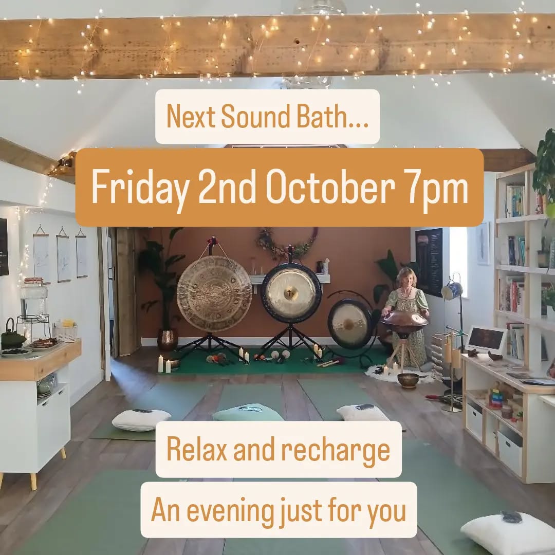 Our next Sound Bath with the incredible @tbreesweetpea is NEXT Friday!!
Friday 2nd October
6.45pm (for a 7pm start) - 8.15pm
Trudie Bree @tbreesweetpea is a Gong Practitioner and Handpan artist who creates immersive sound journeys designed to promote deep relaxation, balance, and wellbeing through the power of sound and vibration.
We invite you to bring a blanket, and something to rest your head on so you can be fully comfortable. You will be guided through a short breathing meditation to help you settle and prepare for the experience.
As you relax, the sound journey will begin, with the vibrations of the gongs and handpan washing over you. Gongs are ancient instruments traditionally used in meditation and ceremonial practices, producing rich layers of sound and vibration that can be felt throughout the body. Their complex frequencies help guide the mind into a deeply relaxed, meditative, often dream-like state.
The handpan complements this with soothing, rhythmic, melodic tones that help calm the breath and bring a sense of grounding and emotional balance.
At the end of the session, you will be gently guided back to your breath and given time to reflect on your experience.
This is a calming and restorative experience, offering you the opportunity to slow down, release tension, and reconnect with yourself in a safe and nurturing space.
Any further questions please ask!
Love from an excited Jess ๐
#soundjourney #gongbath #handpan #chiropracticstudio #brockham