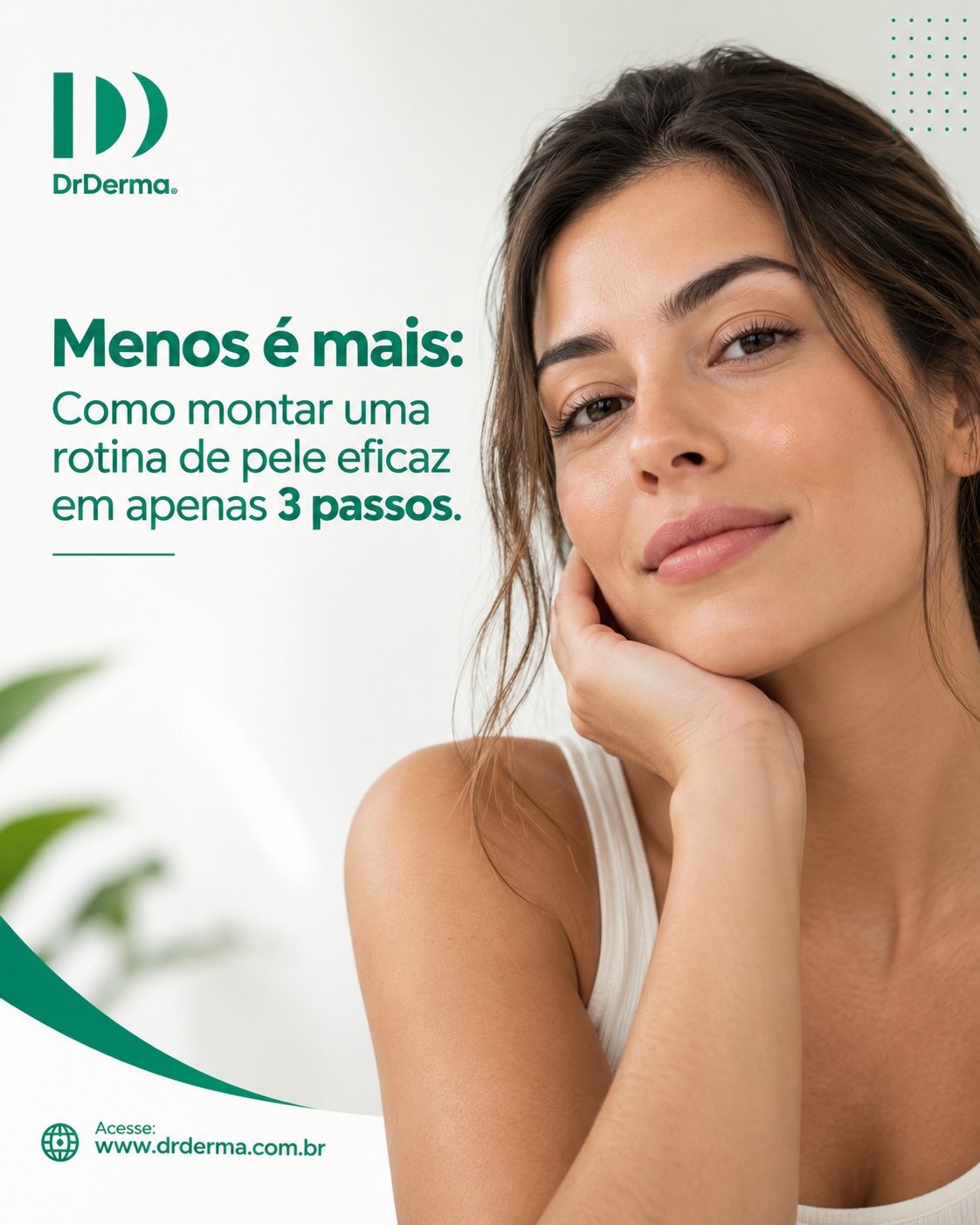 Você já sentiu que a sua rotina de cuidados com a pele está cheia de produtos caros que não trazem o resultado esperado? A verdade é que ter uma pele saudável não exige uma prateleira lotada.
O segredo está em usar os ativos corretos para o seu tipo de pele, sem agressão. Deslize para o lado e confira os 3 passos fundamentais para montar uma rotina inteligente no seu dia a dia!
Acesse www.drderma.com.br no link da bio.