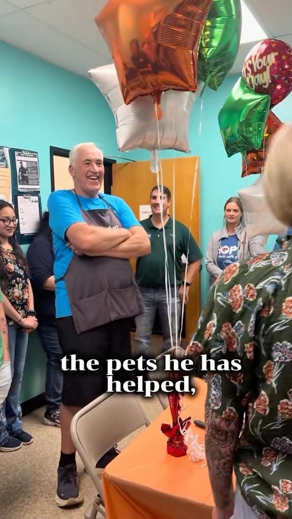 10,000+ volunteer hours. Countless lives changed. One incredible legacy. ๐ค
We recently surprised Matt with a very special tribute: dedicating the Cat Adoption Room at @petsmart Montgomery Plaza in honor of his years of service and in memory of his beloved wife, Julia.
For years, Matt has poured his time, heart, and energy into helping shelter pets find the families they deserve. Weโre so grateful for the countless lives heโs touched along the way.
Thank you, Matt, for giving so much to the pets who need us most. Your legacy, and Juliaโs memory, will live on in every life changed in this room. ๐ค
@petsmartcharities
#FortWorth #petsmartcharities #CatTok #PetSmart #ShelterPets