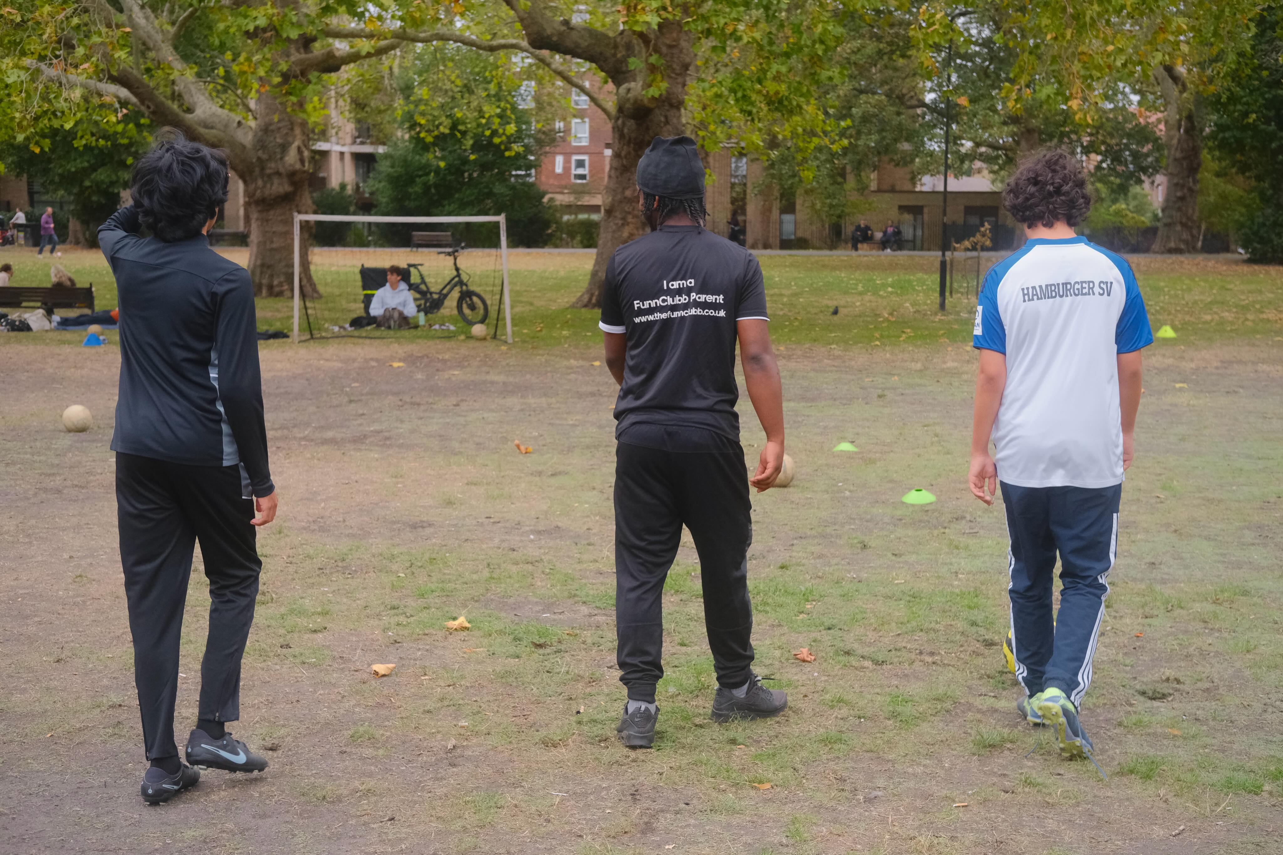 Coach mode: activated. The FunnClubb crew are putting me through my paces! 😂⚽️