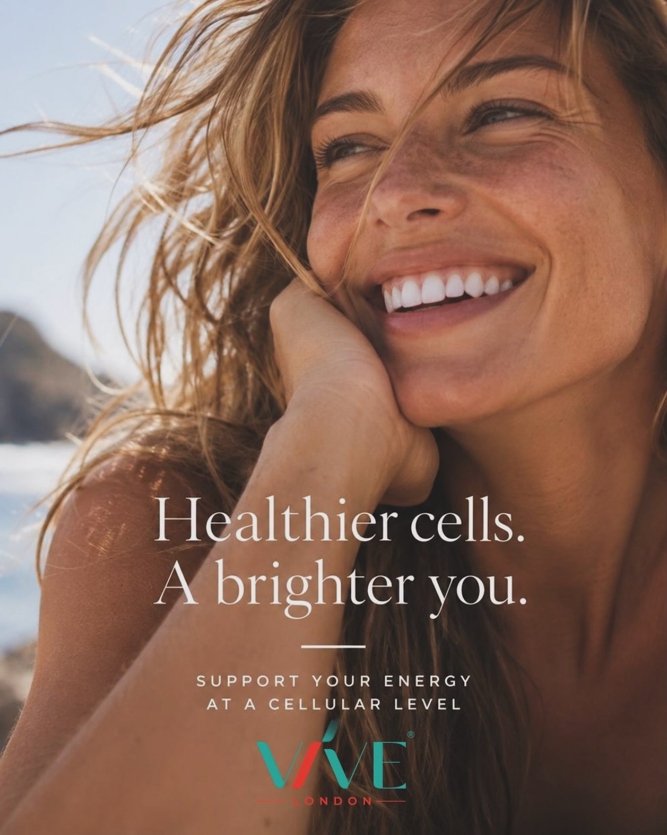 Energy starts at a cellular level.
NAD⁺ is a naturally occurring coenzyme found in every cell in the body, where it plays an essential role in cellular energy production and supports processes involved in cellular maintenance.
But NAD⁺ levels naturally decline with age.
VIVE-NAD+ is designed to support your NAD⁺ levels as part of an intelligent approach to ageing — supporting the energy behind everything you do.
Healthier cells. A brighter you.
VIVE-LONDON | INTELLIGENT AGEING.
#VIVELondon #VIVENAD #NADPlus #IntelligentAgeing #CellularHealth Longevity HealthyAgeing Wellness