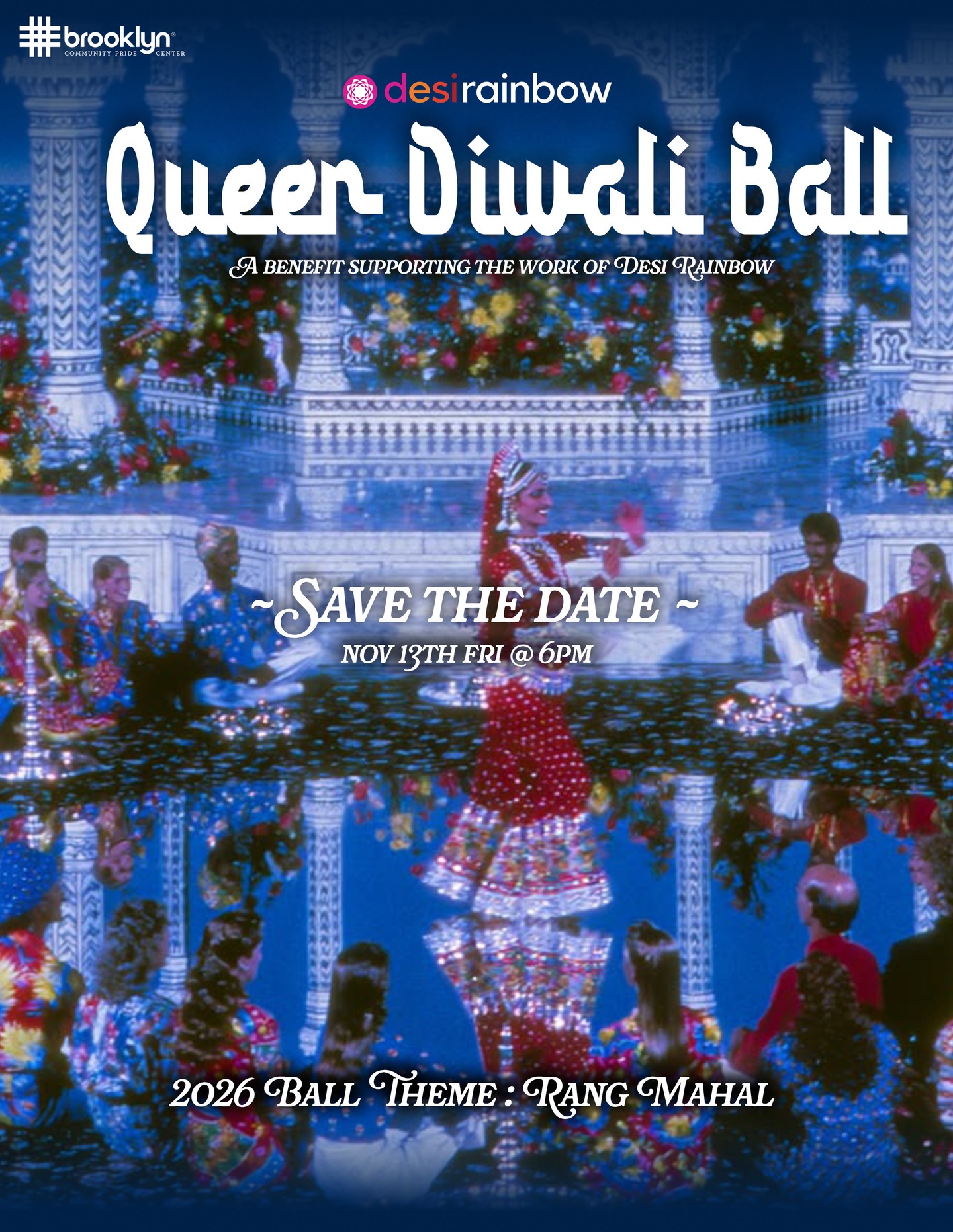 ✨ Queer Diwali Ball is back for its fourth year: only this time, it’s bigger, brighter, and bolder than ever!✨
🌺 Theme: Rang Mahal
🎭 Featuring dazzling performers bringing music, dance, and drag to the stage
🪔 A vibrant Diwali Mela with community vendors
🌈 All proceeds benefit @desirainbowparents 💕
📍 Friday, November 13th at 1561 Bedford Ave, Brooklyn, NY 11225
⏰ Doors open at 6 PM | Show + Mela until 10 PM
🤝🏽Event Partner: @lgbtbrooklyn
🤝🏽 Bronze Sponsor: @intro.queerdesidating
🎉 We are inviting sponsors and vendors to join us for the Queer Diwali Ball! Links in bio
🪷Sponsorship details at tinyurl.com/QueerDiwaliBall: Sponsorship deadline: October 13!
🎨Vendor Application: https://tinyurl.com/QDBVendor