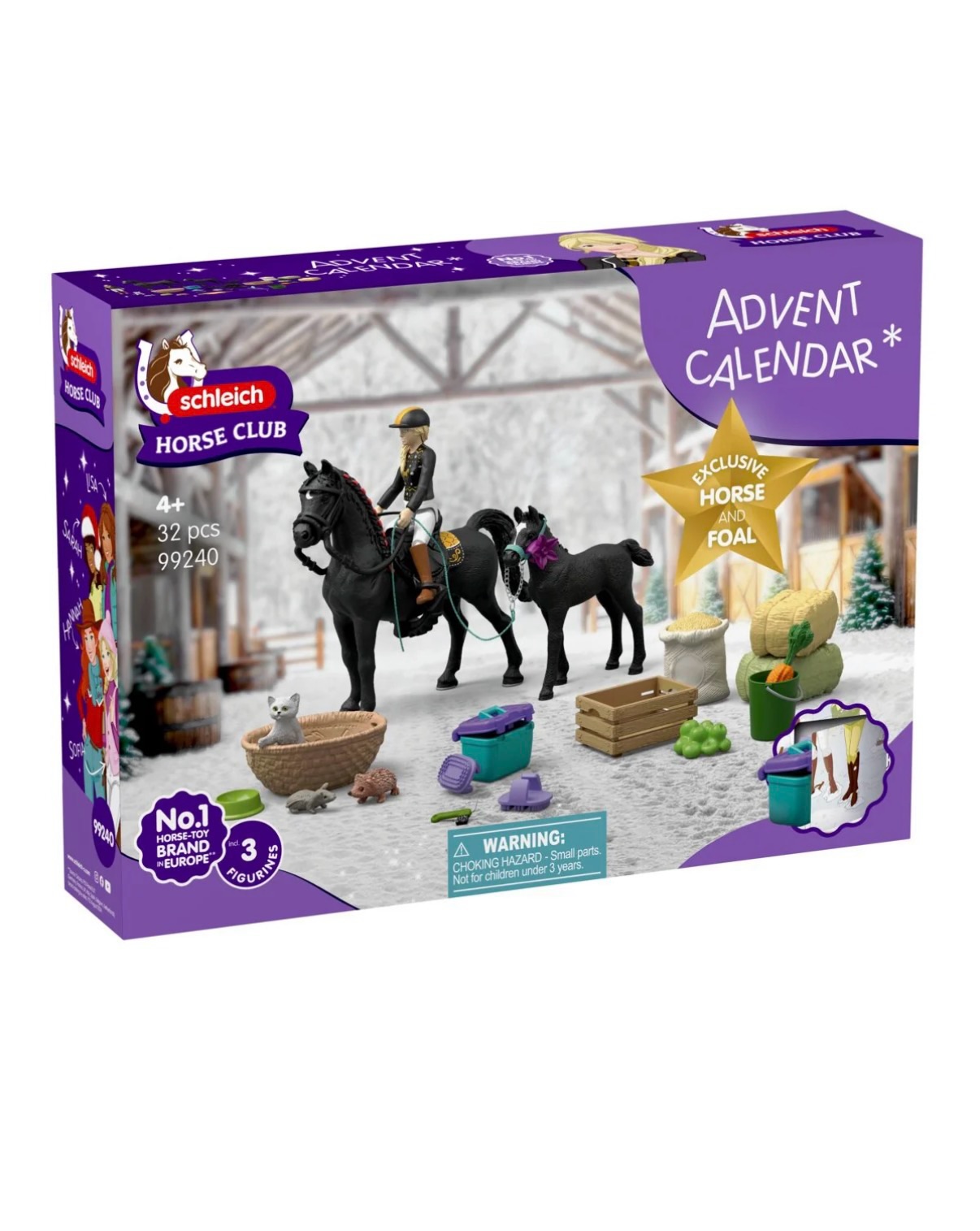 Адвент календар Schleich серія Horse Club 2026 року Зимова казка. Ціна 1950 грн #адвенти_animals_svit #horses_animals_svit #schleich_animals_svit #фігурки #іграшки