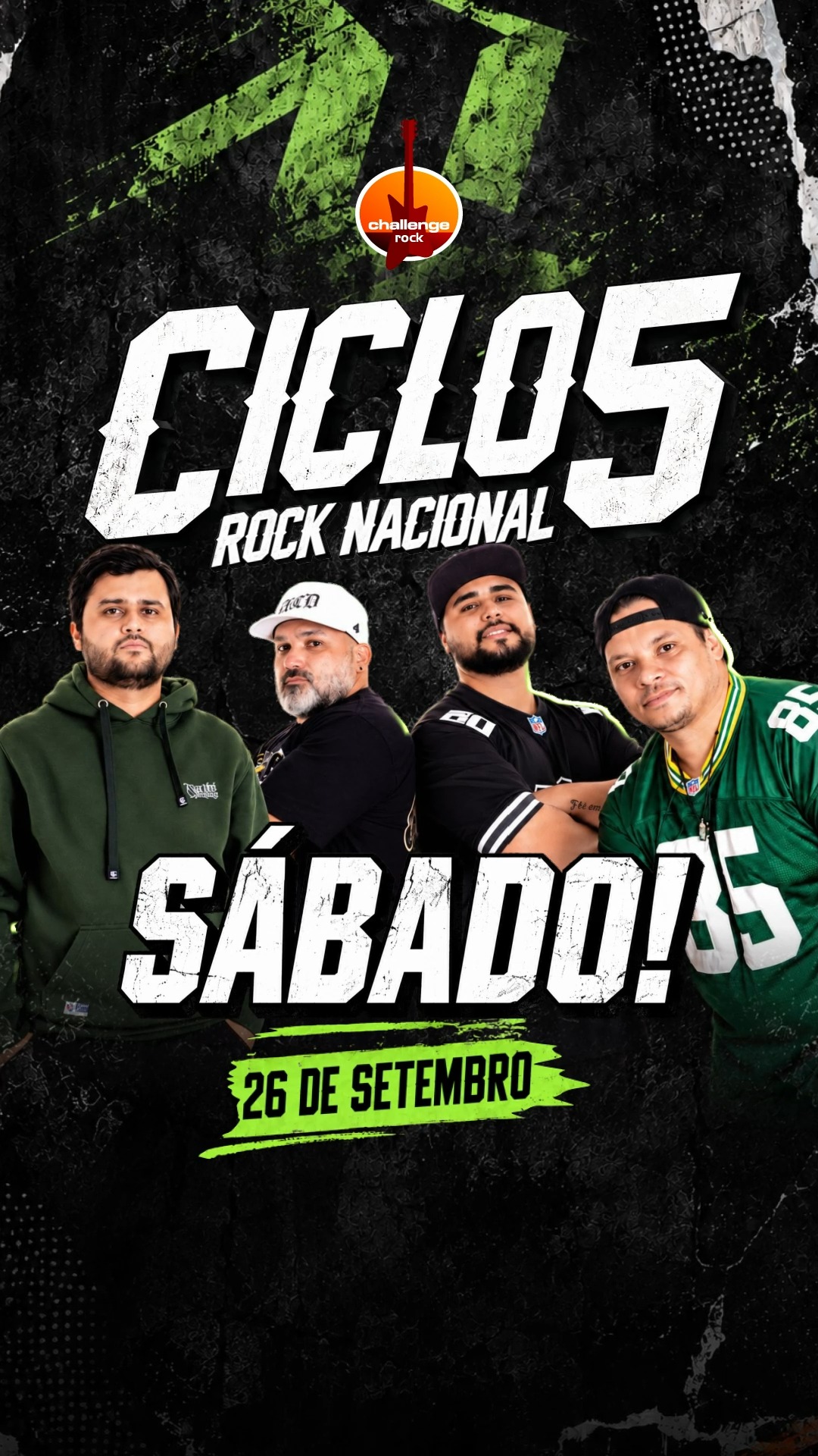 SÁBADO É DIA DE ROCK NACIONAL NO TEMPLO! 🔥
No sábado, dia 26 de setembro, a banda Ciclo 5 (@ciclo5) chega ao palco do Templo do Rock para uma noite especial, trazendo o melhor do rock nacional! 🤘
No repertório, Charlie Brown Jr., CPM 22, Raimundos, Detonautas, Legião Urbana, Mamonas Assassinas, LS Jack e muito mais para cantar do começo ao fim! 🔥
E a noite fica ainda mais especial porque vamos comemorar o aniversário do vocalista Juliano! Então já sabe: chama a galera, venha brindar, cantar e fazer parte dessa festa!
Reserve sua mesa ou camarote pelo WhatsApp:
(Link na Bio 📱 47 98499-0143)
#ChallengeRock #TemploDoRock #rocknroll #santacatarina #balneariopicarrassc #reels