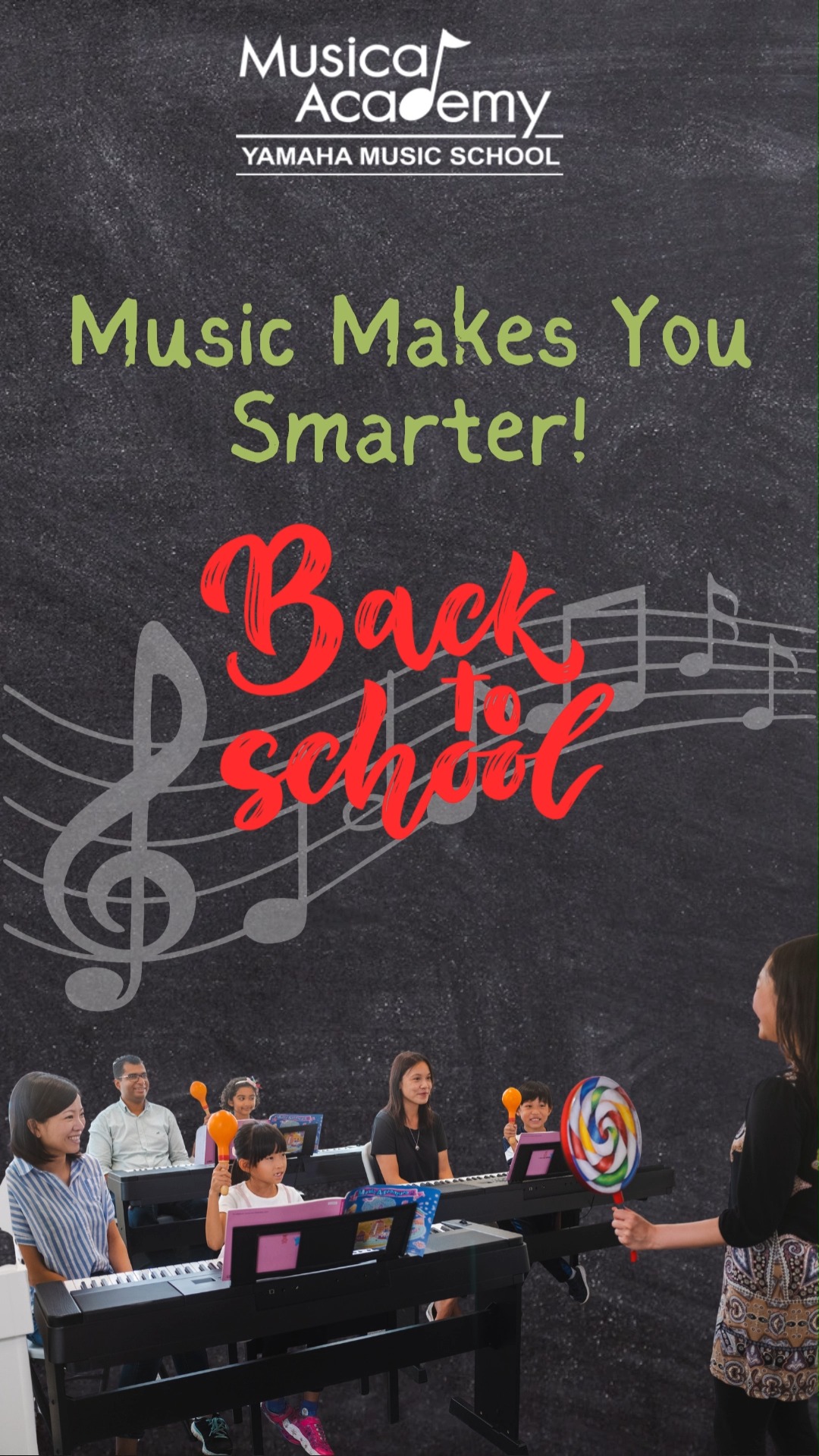 #Music is known to make kids smarter in many ways! Come and #learn with us and see how enriching your kids' lives with music can help them improve, too!