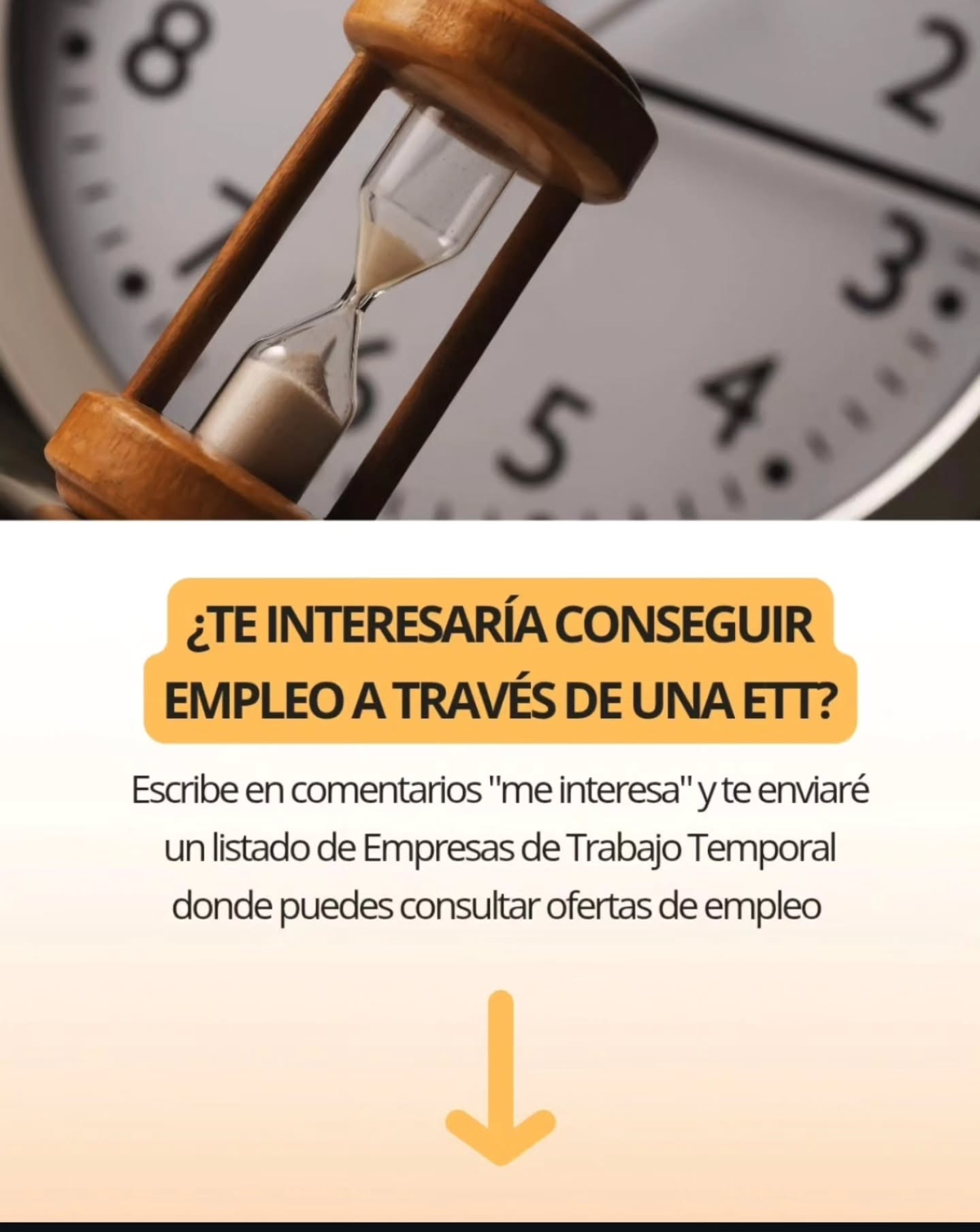 Si buscas un trabajo temporal para compatibilizarlo con los estudios o cualquier otro trabajo, quizá este post te interesa.
Las Empresas de Trabajo Temporal (ETT) son empresas que gestionan puestos de trabajo temporales a otras empresas (búsqueda de personas candidatas, entrevistas, contrataciones, etc).
👉🏽 Escribe en comentarios "me interesa" y te enviaré un listado de ETT donde podrás consultar ofertas de empleo.
¡Ánimo y a por ello!
#empleo #trabajo #orientacionlaboral #Empleabilidad #ett