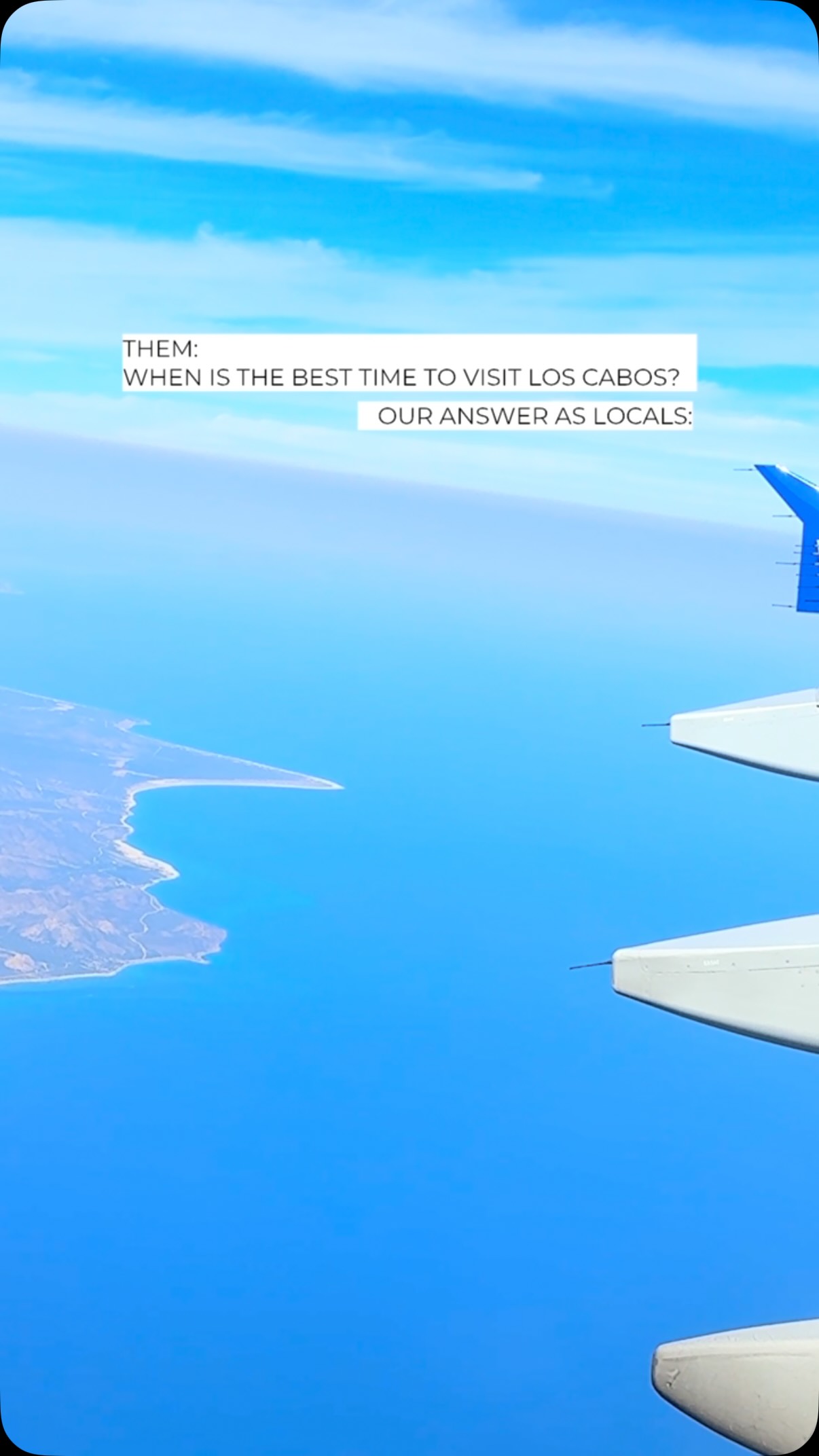 After traveling to Cabo for 19 years & living here for the past 3, one of the questions we get asked most is: When is the best time to visit Cabo?
☀️ NOVEMBER–APRIL
This is Cabo’s busy season. Choose this window if mild daytime temperatures, whale watching & a winter escape are priorities.
🌴 MAY–JULY & OCTOBER
One of our personal favorite times to be here. The days are warmer, we love the pool & beach weather, and June has always been especially good to us — it’s when we got married in Cabo.
🌧️ AUGUST–SEPTEMBER
This is when we’re much more selective. It’s hotter, more humid & falls within the most active portion of the Eastern Pacific tropical cyclone season.
That doesn’t mean you can’t visit — especially because luxury resort rates can be some of the best of the year. But we recommend booking flexible or refundable hotel rates & considering Cancel For Any Reason travel insurance.
There really isn’t one universally perfect month to visit — but with approximately 350 days of sunshine each year, there’s a reason Los Cabos is one of our favorite destinations. ☀️
Follow @kitchensinkit for the best of Los Cabos!