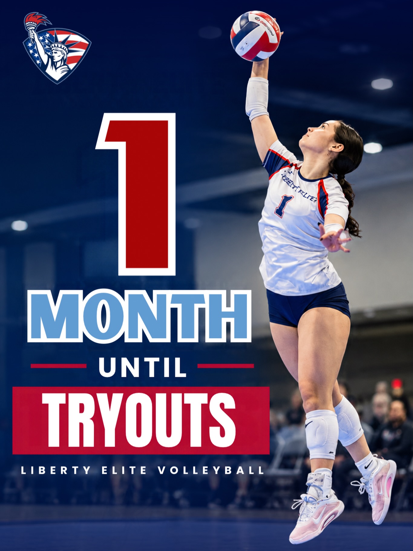 🚨 ONE MONTH. 🚨
The countdown is officially ON! ❤️🏐🗽
In just one month, the gym will be full of athletes ready to compete, grow, and show us what they can do.
Don’t wait until tryout weekend to start getting ready. Know your age group, get registered, get your CHRVA membership, and come ready to work.
Tournament schedules are already shaping up, see our website for confirmed tournaments!
Tryouts are ONE MONTH away. Register now at the link in our bio.