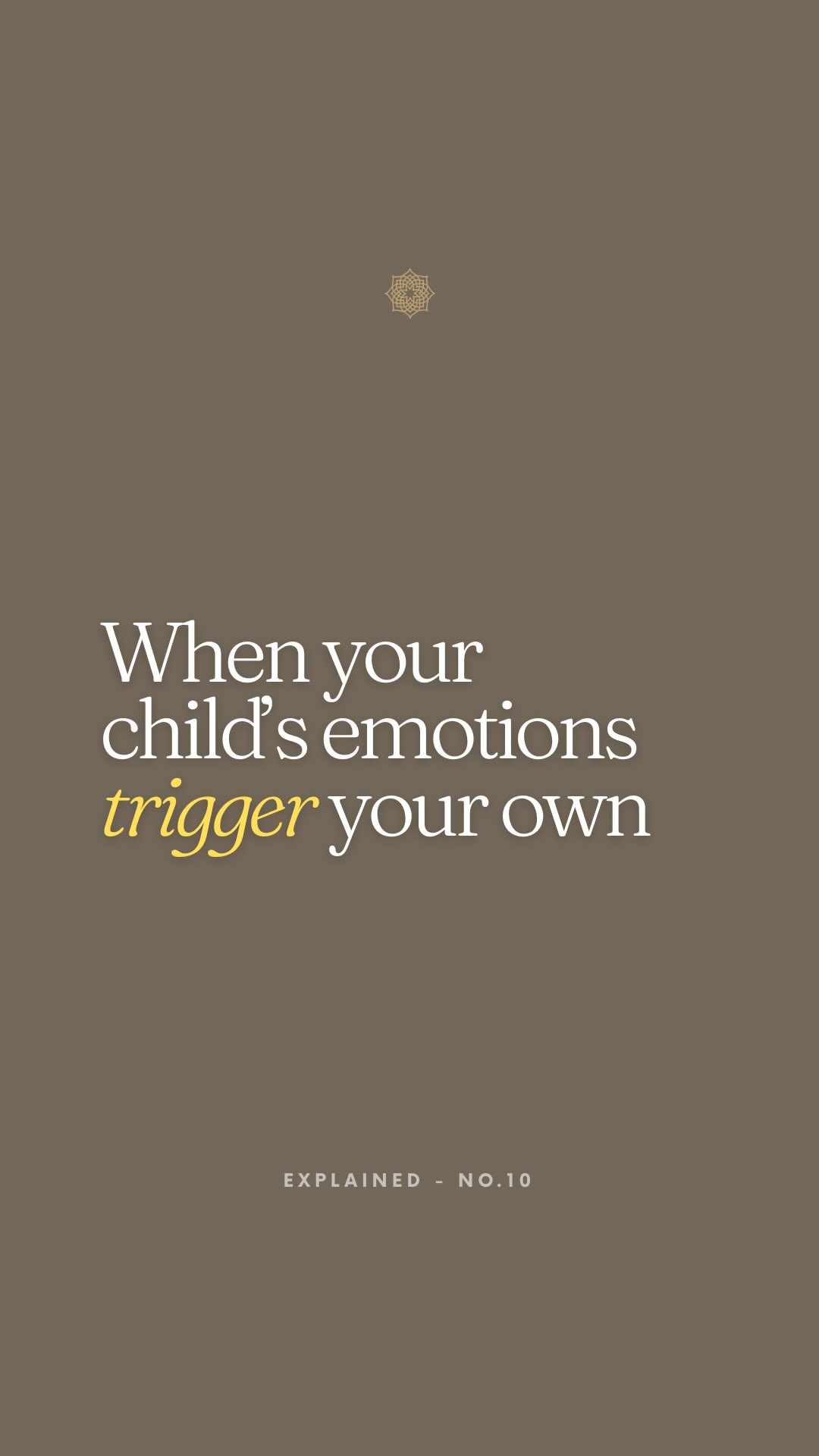 A child’s anger can feel like defiance.
Their sadness can feel like something that needs to be fixed.
Their distress can create an urgency to make the moment stop.
But sometimes, the intensity of our response tells us something about what their emotion is activating within us.
The question is not whether a parent will ever become triggered. It is whether we can recognise when our response has become bigger than what is happening now.
That recognition creates a pause.
A moment to ask:
What does my child need from me?
And what is this bringing up in me?
As Dr Laura explains, being present with a child’s emotions also requires the capacity to be present with our own.
So we can respond to the child in front of us, not only to what the moment reminds us of.