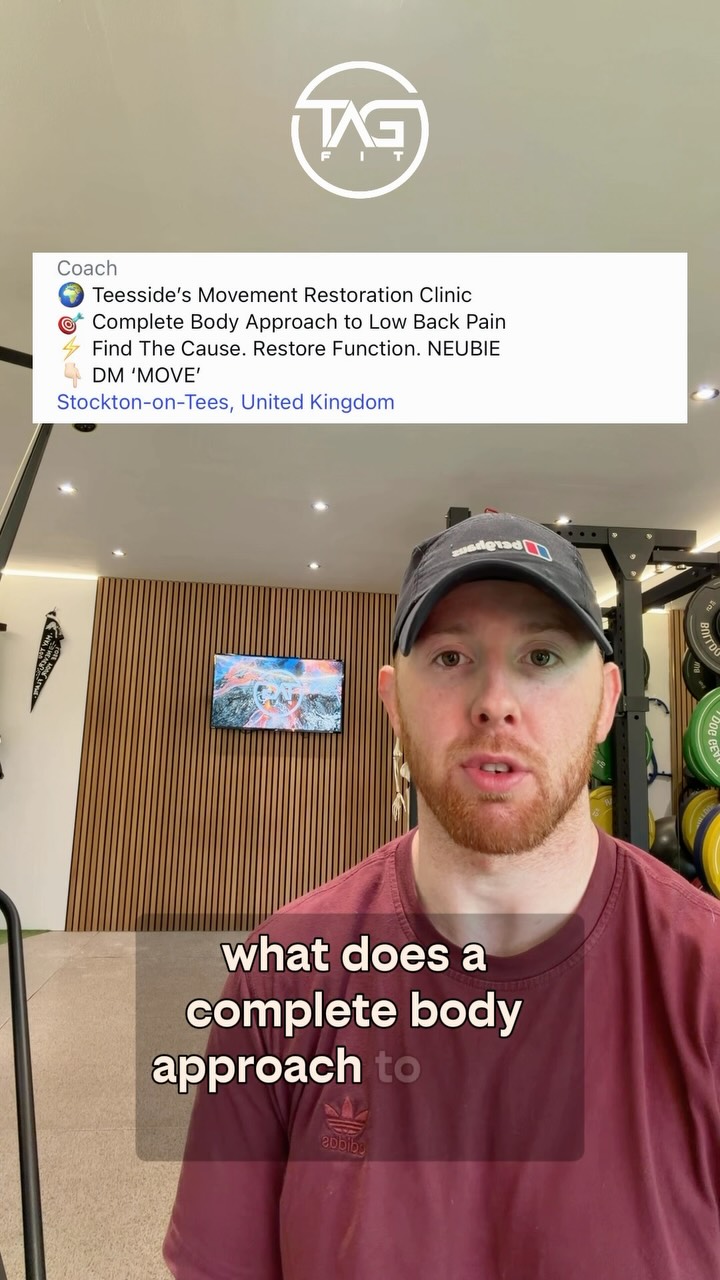 We do things differently when it comes to lower back pain at TAGFIT
….and it’s working.
If you’re struggling with persistent lower back pain and want to understand what could be contributing to it, reach out for more details.
#LowerBackPain #BackPain #MovementHealth #Biomechanics #TAGFIT