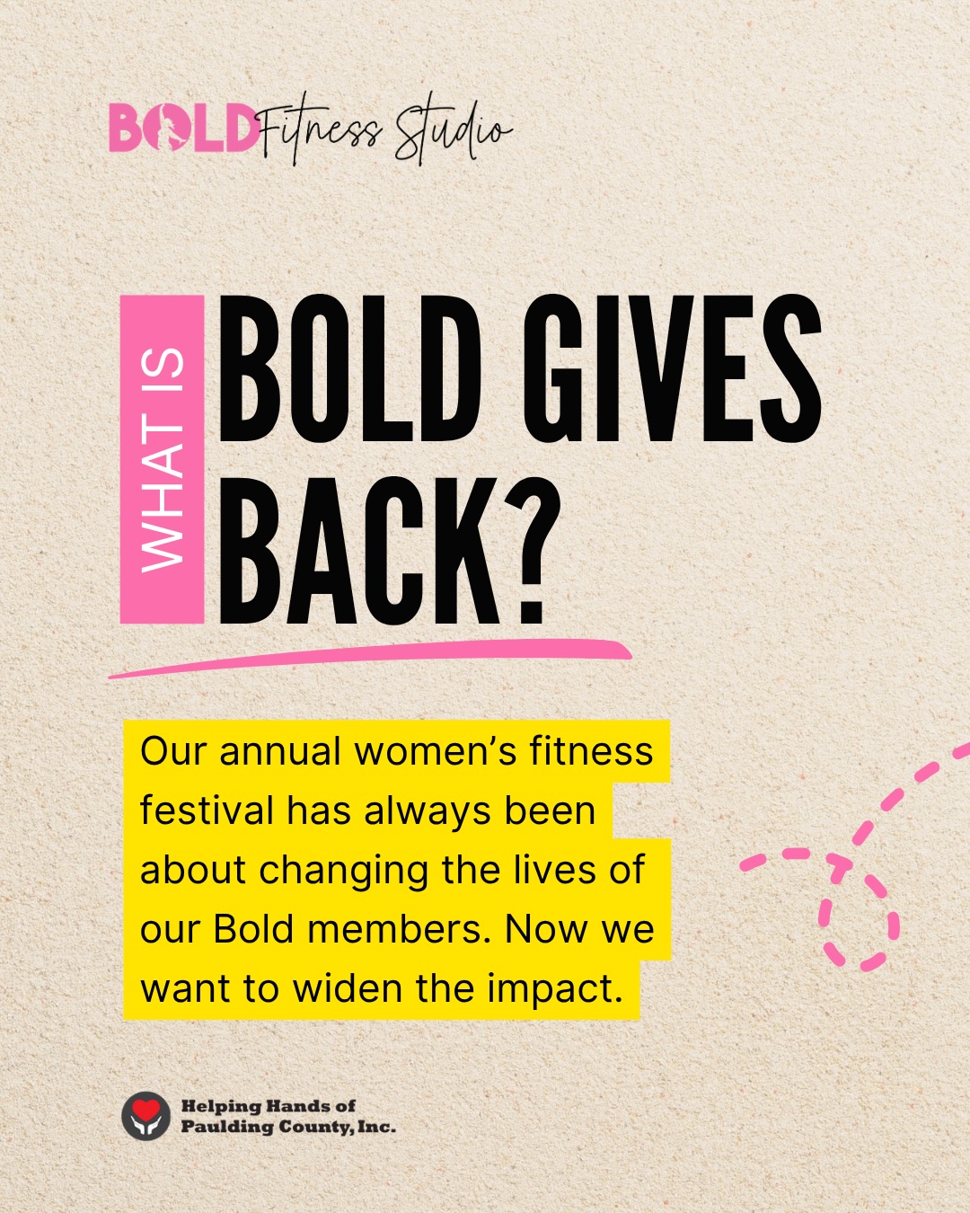 HEY WE’RE THROWING A CHARITY BLOCK PARTY AT OUR STUDIO IN HIRAM 🗣️🗣️🗣️🗣️
When??
November 14th & 15th!!
What is it??
Scroll through the slides to find out!
Y’all have been BEGGING for a second FitFest this year…here it is! And we’re doing it for a great cause!
This event is completely 100% donation based! Spread the word, donate what you can, and let’s have a great time together while also making an impact!
We are so excited to raise money for @helpinghandsofpc in time for the holidays!
Tag someone you want to come with you!!! 👏🏻
See you there 💞
#funfitness #localevents #community #dallasga #hiramga