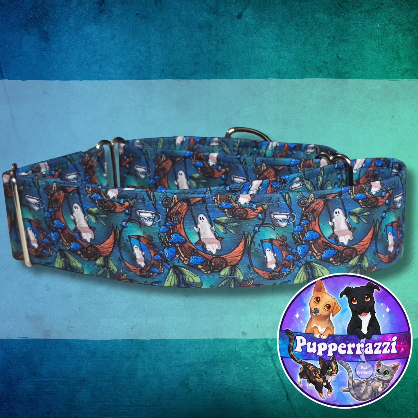 Late night post. 😁
I love this design! Check out the ghost on the swing. I love how the artist made the ghost see-through on that part! Such a fun touch to the design! 😍
#supportrealartists #ghost #dogcollar #smallbusiness #petgear