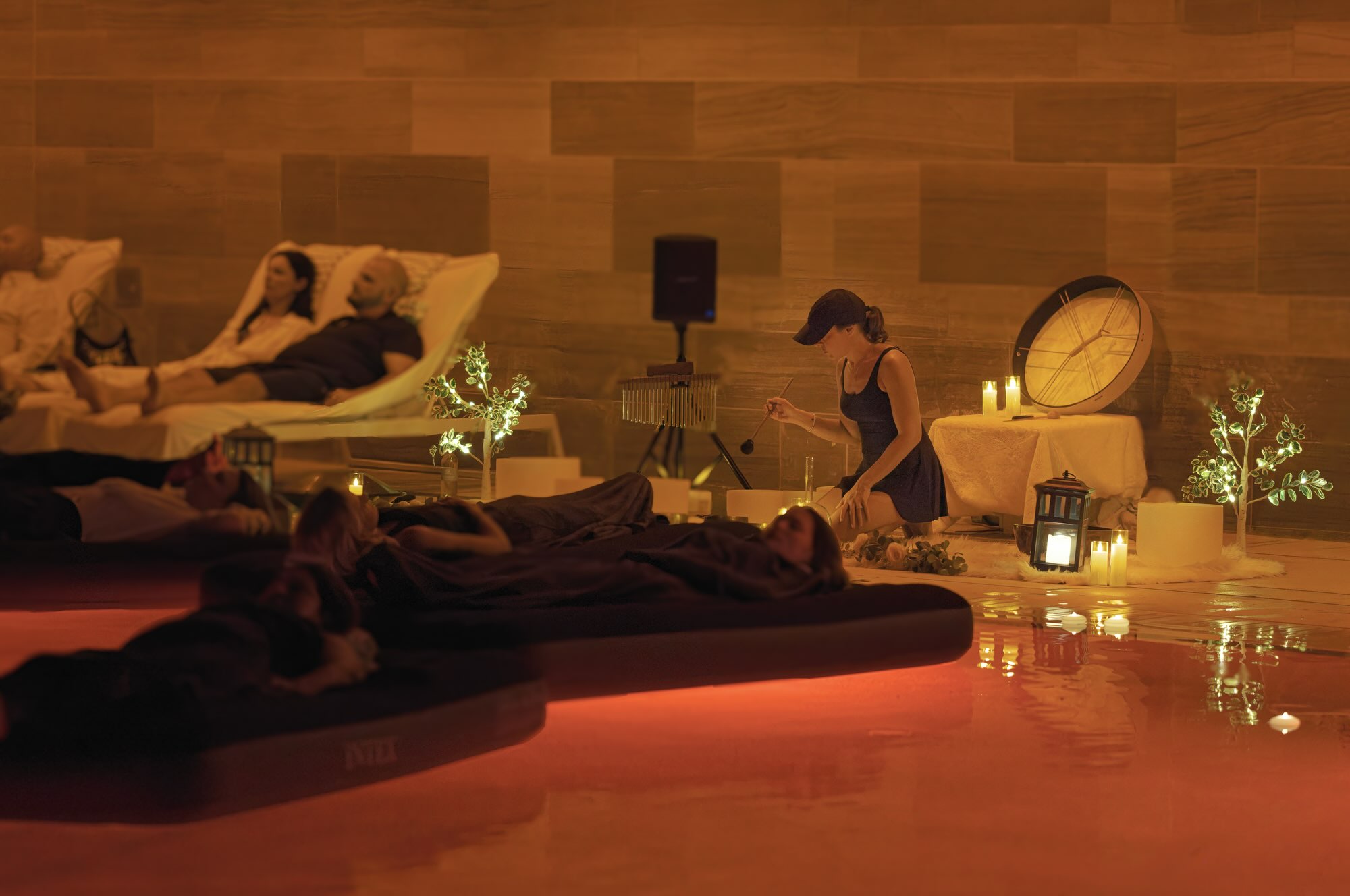 What a relaxing and peaceful evening! The floating pool sound bath at the St. Regis was such a beautiful evening. The pool, the lights, the stars above us and the sound of the ocean waves made it even better!
Thank you so much @iru.photos for capturing these beautiful images from the evening. Youโre the bestโฆ..as always! ๐ค
If youโre interested in attending a floating sound bath at the St. Regis, we hope to have another date soon. You can sign up for my mailing list at www.mysticaloasis.com to stay updated, or check the spa page on the St. Regis Longboat Key website.
Grateful to my hubby for all your love and support always @daniel.f.palladino we are the best team! Love you! ๐
@iru.photos ๐ธ thank you for all the beautiful photos