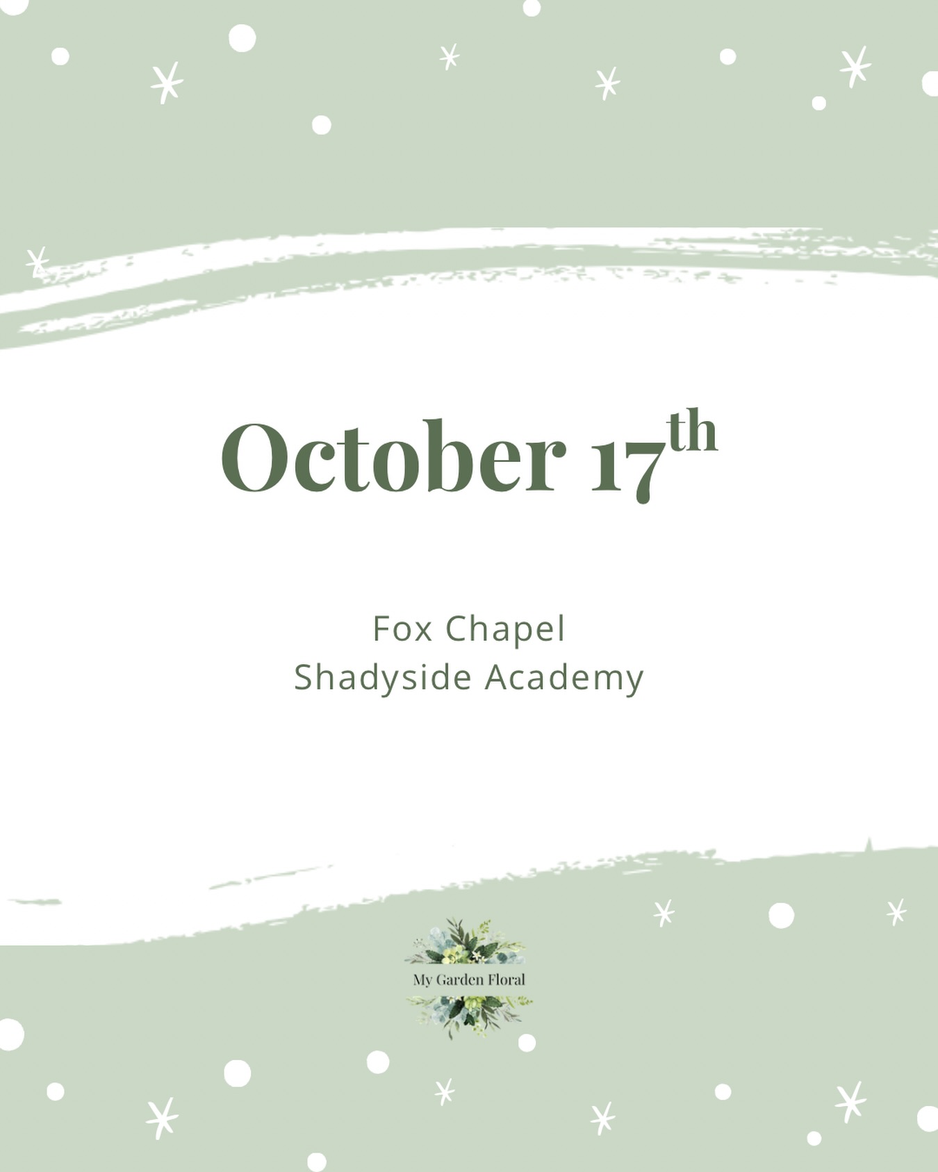 Homecoming for @foxchapelareasd & @shadysideacademy in mid-October!!
Call or visit us to order boutonnières, corsages, and handheld florals. ✨
We’re always accepting your floral orders!! Whether you are celebrating HOCO, a birthday, anniversary, or any special fall occasion, we’d love to create something beautiful for you 💚🤍
#mygardenfloral #pittsburgh #foxchapel #shadysideacademy #homecoming