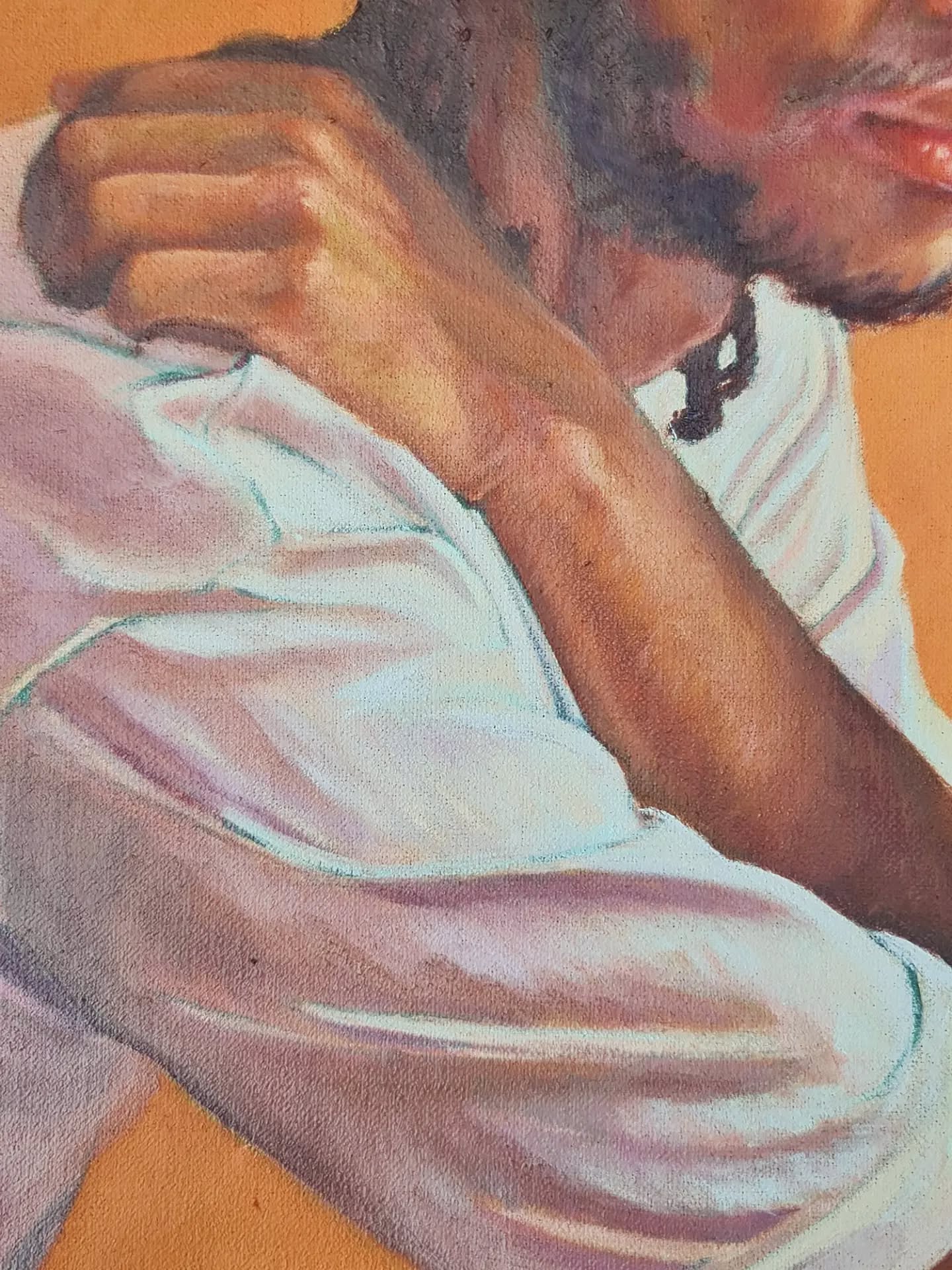 Work in progress... Is it the detail or the mood that draws you into an artwork? For me, it's the mood ๐งก
See the finished painting at:
The Big Calm
A joint exhibition by Maria Underwood & Stephanie Fuller of large scale paintings & sculpture
A part of East Kent Open Studios
Upstairs at the Walmer Castle PH
4 South Street, Deal, CT14 7AW
Sat-Sun: 17-18 & 24/25 October, 10-5pm
Mon - Fri by appointment
Opening reception: Sat 17 October, 3-5pm
@stephaniefullergallery
@eastkentartistsopenhouses
@southeastartists
#largescaleart
#artexhibition
#manpainting