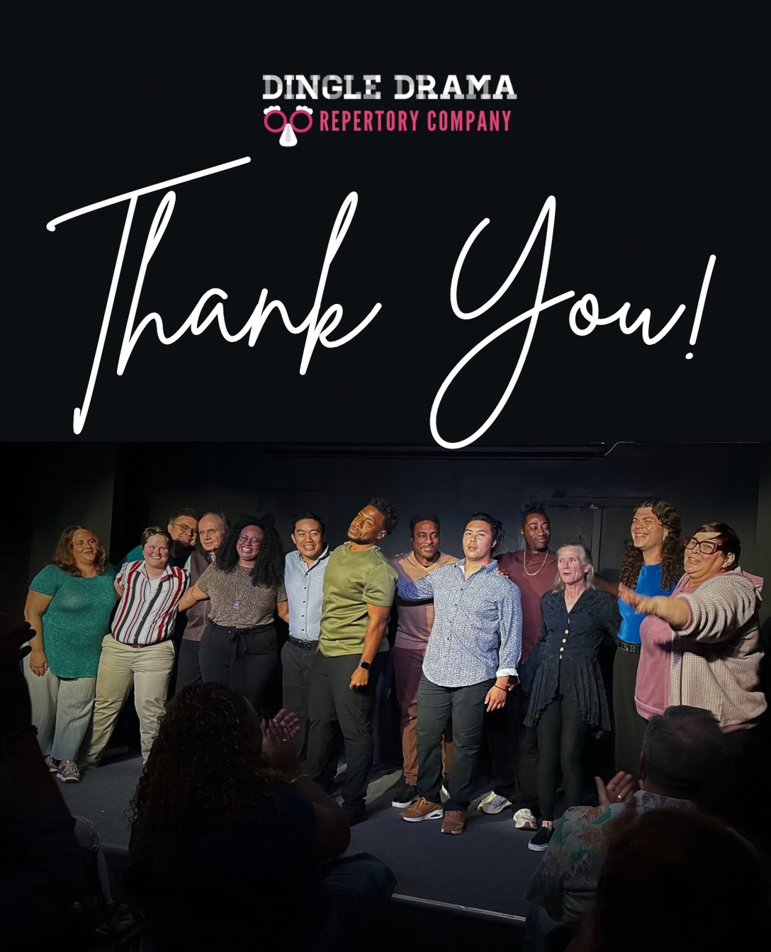 Thank you isn't enough but it's the only words I can form right now!
These incredible people gave 1 year of their lives and passion over to me to grow themselves as artists (and humans)! Last night culminated in their final showcase and they were brilliant!
The community came out to support them (and me) and we finished by celebrating and singing Seasons of Love to a full house!
It's a night I won't soon forget!
#dingledrama #dingledramarepco #actors #singers #improvisers