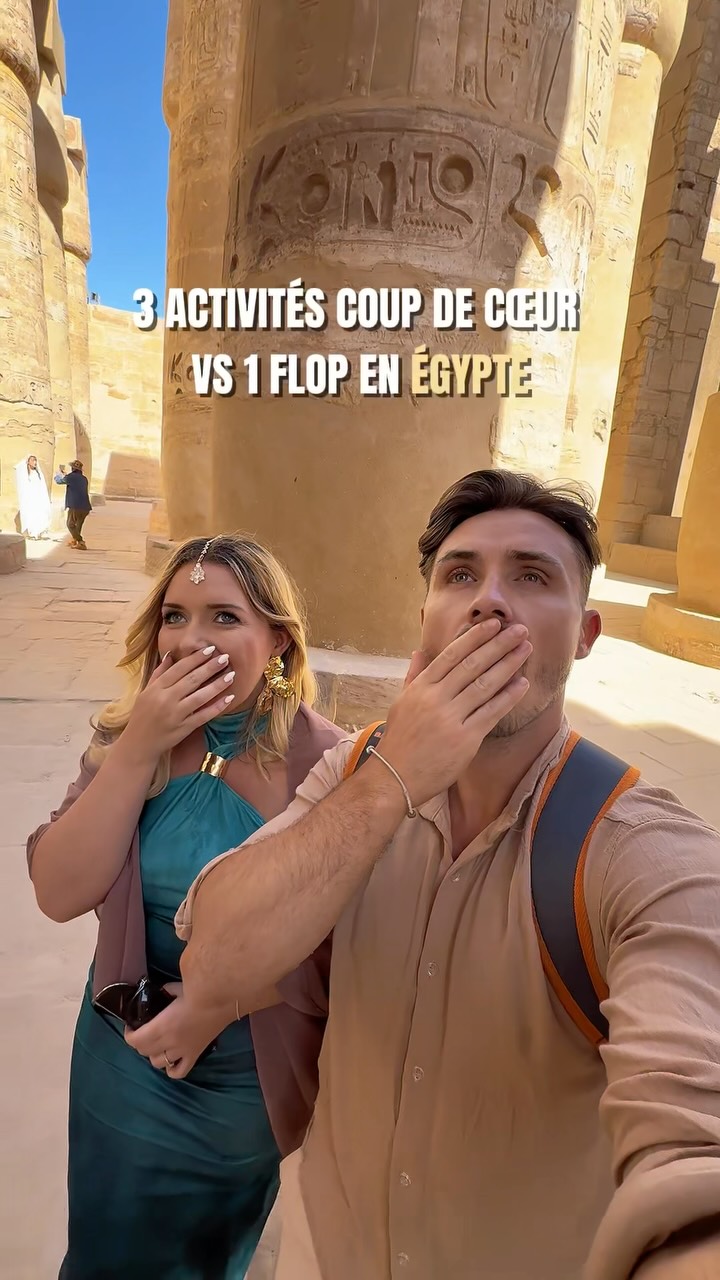 Commente « ÉGYPTE » 🇪🇬 et on t’envoie notre code promo pour réserver tes activités en Égypte et partout dans le monde 🌍
Pendant notre voyage en Égypte, on a testé plusieurs activités : certaines ont été de véritables coups de cœur… mais il y en a une qu’on a vraiment détestée alors que tous le monde en parle sur les réseaux 😅
Entre expérience incroyable, moment hors du temps et grosse déception, on te partage notre avis sans filtre ! Et toi, laquelle te tenterait le plus ? 👀
📎 Partage cette vidéo à la personne avec qui tu rêves de découvrir l’Égypte 🇪🇬
📌Enregistre-la pour préparer ton prochain voyage
📲Abonne-toi à @pretadecoller pour découvrir nos astuces et bons plans voyage tous les jours ✈️
#egypte #voyageegypte #activitesegypte #egyptetravel #voyage bonsplansvoyage pretadecoller travel voyage astuce voyage conseilvoyage traveltips