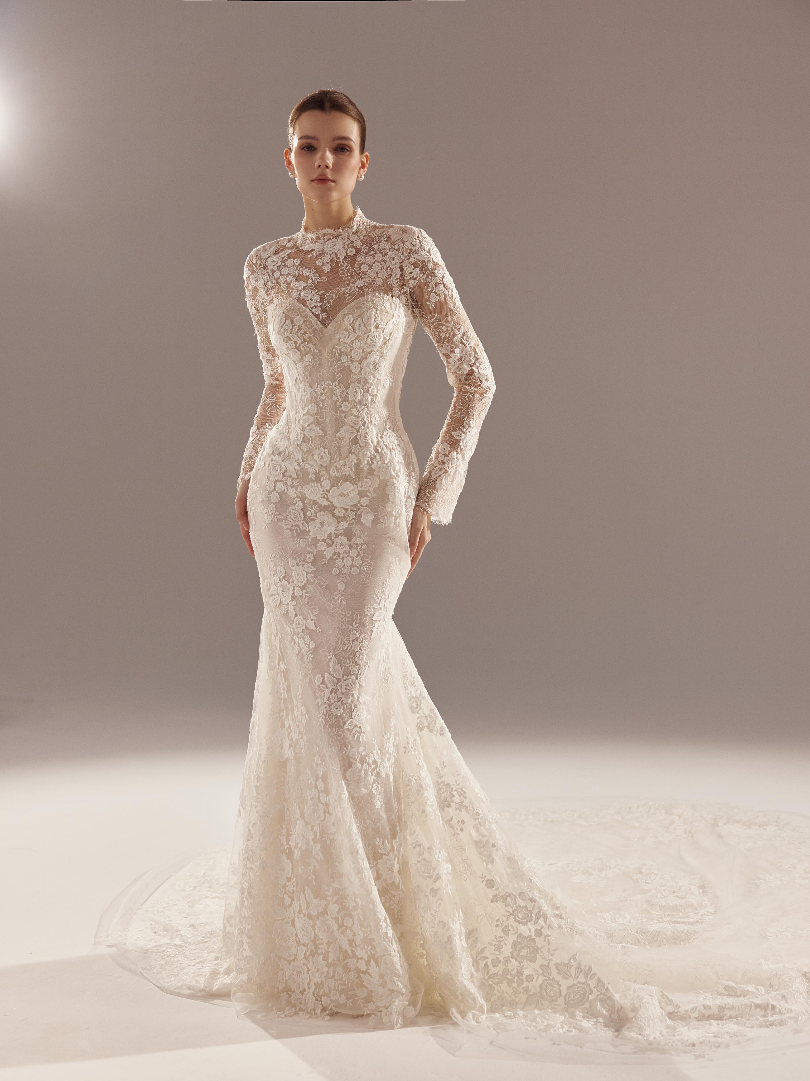 Timeless lace, with a modern point of view.
A sculpted fit-and-flare wedding gown wrapped in delicate floral lace, featuring an elegant high neckline, long lace sleeves, and a dramatic open back. Finished with a sweeping cathedral train for an unforgettable walk down the aisle.
Classic from the front. Unexpected from the back.
Discover your dream wedding dress at Cherie Amor Bridal in Orange County, California.
Book your bridal appointment with us. 🤍
#2027bride #laceweddingdress #ocbride #longsleeveweddingdress #cherieamorbridal