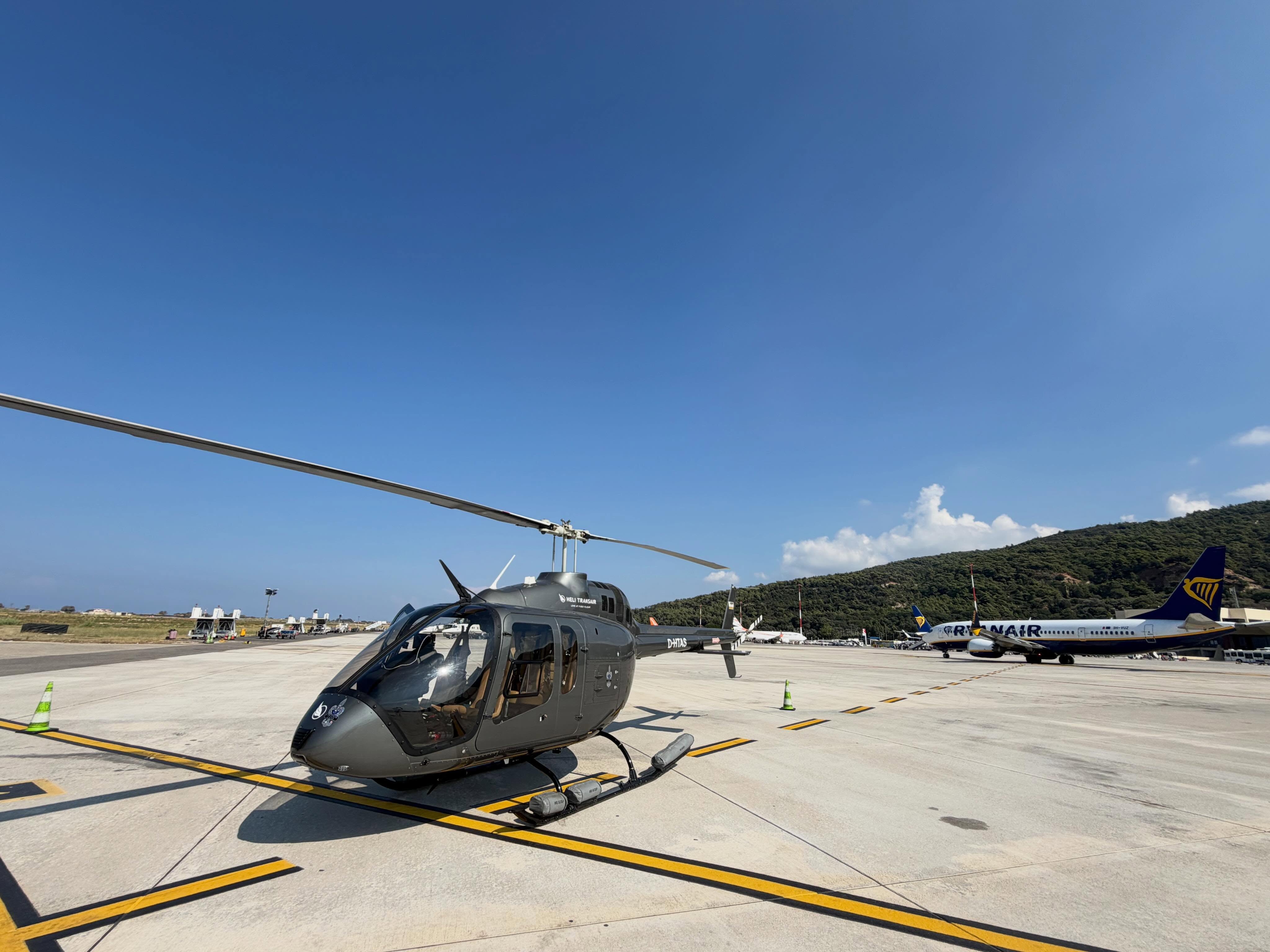 Waiting for our clients at Rhodes Airport. 🚁🇬🇷☀️
Your private helicopter is ready. Experience Greece from above and travel between the islands in style. ✨
📩 Book your exclusive helicopter flight with us now and make your journey unforgettable. #heliflyhelicopterservice #greece #bookyourflight #transfer #rhodos