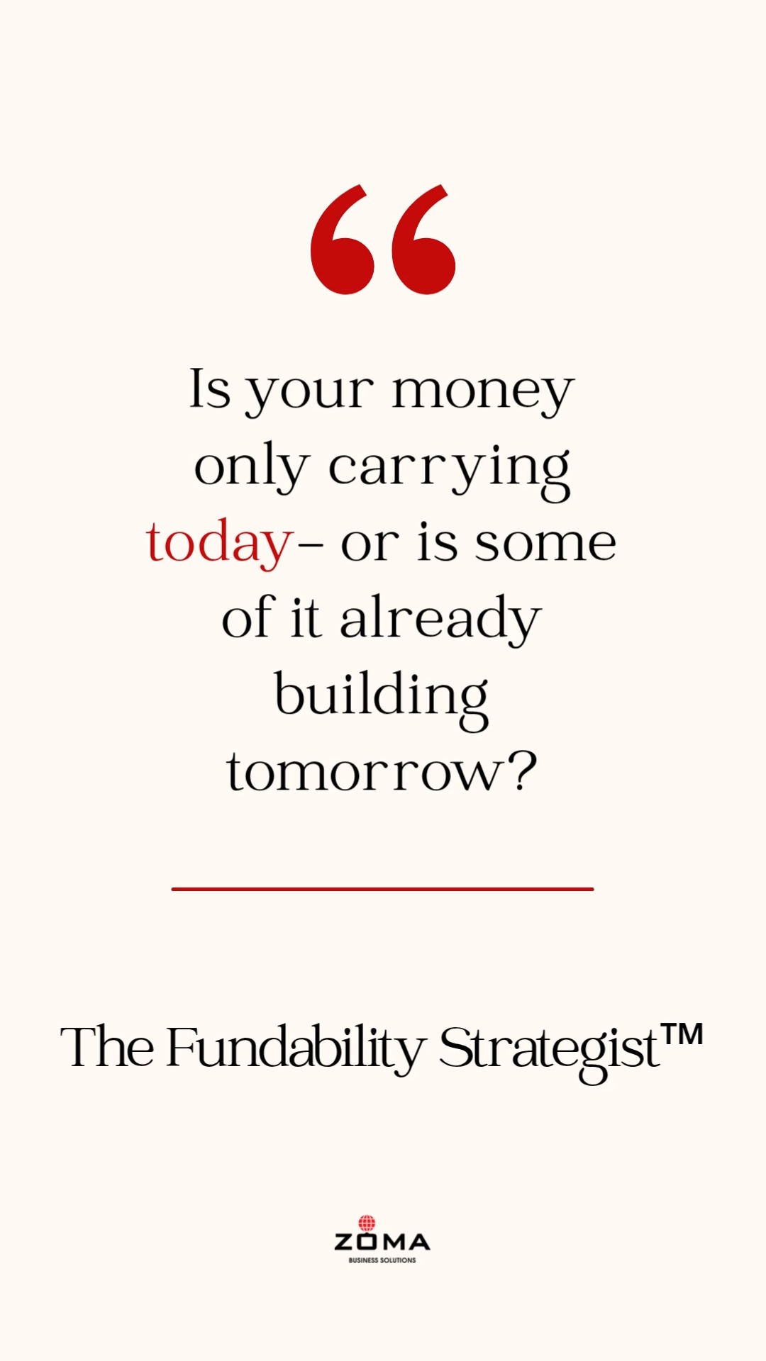Is your money only carrying today - or is some of it already building tomorrow?
That's because making money is one thing.
Giving that money a job is another.
And growth needs more than sales.
It needs room for the next opportunity, the next investment, and the "unexpected thing" you didn’t budget for.
So before you ask, “How much did I make?”
Ask:
“What is this money helping me build?”
That shift is where money strategy begins.
#womenfounders
#moneystrategy
#fundability
#businessgrowth
#powercircle