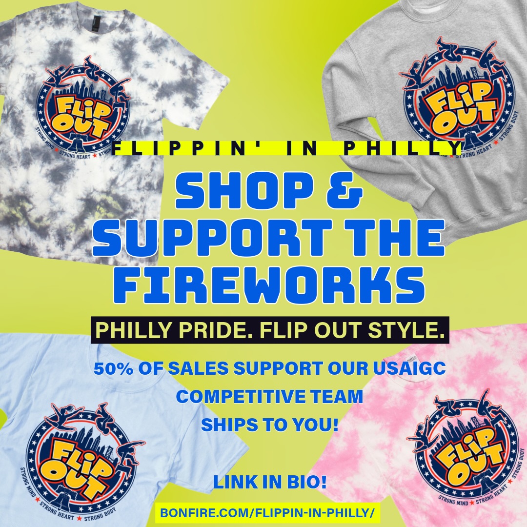 🔥 LIMITED-EDITION FLIP OUT MERCH IS HERE! 🔥
Rep Philly. Rep Flip Out. Support our Fireworks! ❤️💙
Our Flippin’ in Philly shirts + sweatshirts are available for a limited time
50% of every sale supports our USAIGC competitive team as they work toward States & Regionals! 🤸♀️✨
Grab yours, wear it proud, and help our athletes keep flippin’ toward their goals. 💪
📦 Ships directly to you!
🔗 Shop the link in our bio!
PHILLY PRIDE. FLIP OUT STYLE. ❤️💙
#FlipOutProductions #FlippinInPhilly #SupportYouthSports #PhillyGymnastics #philadelphiagymnastics