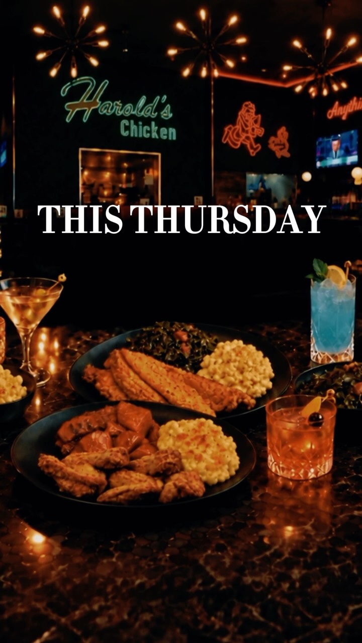 🎬 YOU ARE INVITED…
THURSDAY: Exclusive Halftime Premiere of Harold’s NEW Commercial!🎥
Hosted by @cheyennemartin1
🎶Come for the R&B vibes.
🍗Stay for the soul food & cocktails.
🎬Celebrate the commercial premiere.
🏈And watch the game!
🕗 8 PM
📍 6523 Hollywood Blvd
🍽️ Reserve your table—link in bio!
#HaroldsHollywood #CommercialPremiere #ThursdayNightLights #RnBThursday