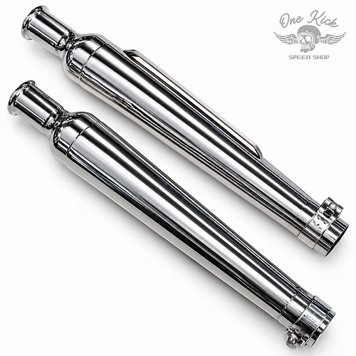 SUPERIOR STYLE COCKTAIL SHAKER MUFFLERS
Straight from the golden age of American custom motorcycles
Inspired by the classic Superior Cocktail Shaker mufflers of the ’50s and ’60s, this unmistakable megaphone design became a favorite on traditional Knuckleheads, Panheads and early choppers.
Made from polished stainless steel, these reproductions combine the authentic vintage silhouette with a durable, high-quality finish.
Perfect for traditional choppers, bobbers and period-inspired builds.
Available exclusively at Onekick
Link on Stories
…
🦅Onekick Chopper Garage☠️
⚡️Chopper Parts & Biker Accessories
👉 www.onekickspeedshop.com
⚡️ Visit and order in our webshop!
⚡️ Worldwide shipping 🌍
⚡️ Questions, send your us a PM 📩
#chopperparts #bikerclothing #chopperlife #chopper #harleydavidson