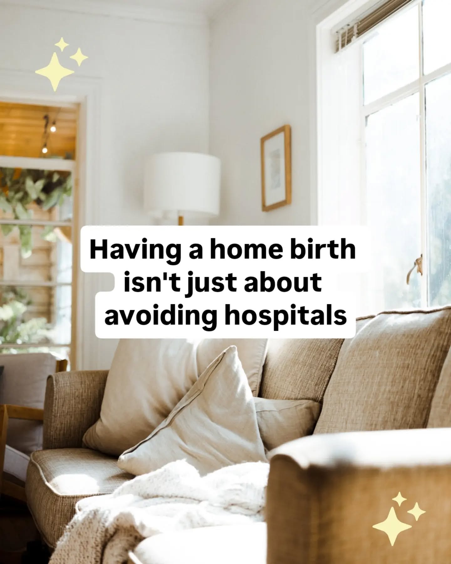 There are SO many reasons why a person might choose a home birth and it's not always simply about avoiding hospitals.
But more avoiding the things that come with giving birth in a hospital. Hospitals are just not set up to support physiological birth. It comes with time pressure, continuous monitoring and high intervention rates for even low risk women.
Even planning for a home birth increases your chances of having less intervention, even if you don't end up giving birth at home.
There is no judgement here if you're planning on a hospital birth - I've had a positive hospital birth myself. But home birth should be talked about as a safe, evidence based option, not just for those who wants to avoid hospitals.
Get in touch to find out more about my doula support for home births 🏡❤️
#homebirth #freebirth #doulastaffordshire #virtualdoula #empoweredbirth