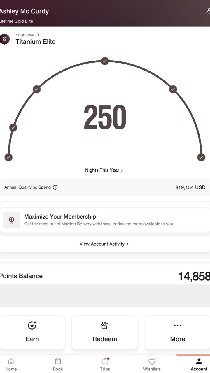 I just hit 250 nights with Marriott Bonvoy in 2026! 🥳🏨
And for those who are curious, I STILL don't have a Marriott credit card. 😂 I don't need the extra elite night credits & I'd rather use a credit card where I can earn transferable points that I can use for flights.
Of my 250 nights, 245 are actual nights stayed (227 paid + 18 points) & only 5 are promotional bonus nights.
My qualifying spend is now $19,154, averaging about $77/night or about $2,300/month.
For perspective, that's about what I paid for my tiny 1 bedroom apartment in Irvine, CA back in 2020, which now rents for over $3,000/month. Except now my "rent" that I pay to Marriott includes breakfast, evening appetizers, daily housekeeping, utilities, a shuttle to the beach & Mall of Emirates, & a kitchen & washer/dryer in my hotel room.
This is why I've lived in hotels full-time for 6 years. For me, living in Dubai is 20-30% cheaper than southern California & it gives me significantly more value for my money.
If you've followed my travels for the last 6 years, you know I'm known for finding $50/night Marriotts around the world. But this year I hit a wall & was exhausted from constantly moving & chasing the cheapest hotel rates. I found a Marriott in Dubai I love, made it my home base & haven't moved all year.
That meant paying whatever the rate was, anywhere from $45 to $350+/night during major events. I was honestly embarrassed when I hit Platinum averaging $106/night, but by Titanium I was down to $86 & now I'm at $77!
Ironically, those expensive Q1 nights might finally get me something I've NEVER been able to reach, Ambassador Elite status for 2027. Last year I stayed 360 nights for under $15K, so the $23K spend requirement has always been my problem.
Now I'm at $19,154 with only $3,846 to go! 🥳 Let me know in the comments, how many Marriott nights do you have this year? 👇
#blackdigitalnomad #blacktraveljourney #blackgirlstraveltoo #blacktravelhackers #blackindubai