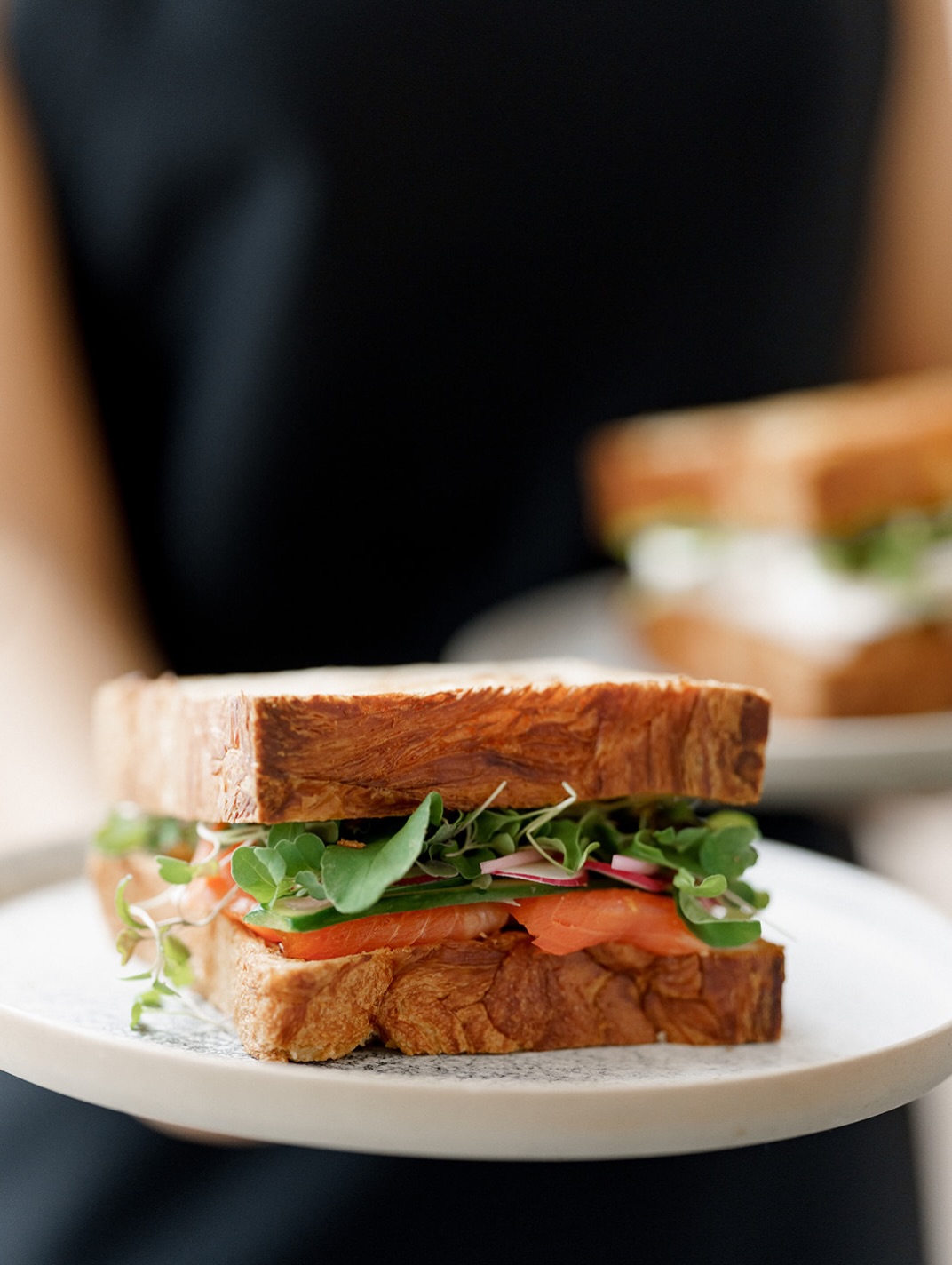 Our sandwiches start with the bread❤️🔥👌
#lebeau #bread #brioche #sandwich #torontofood