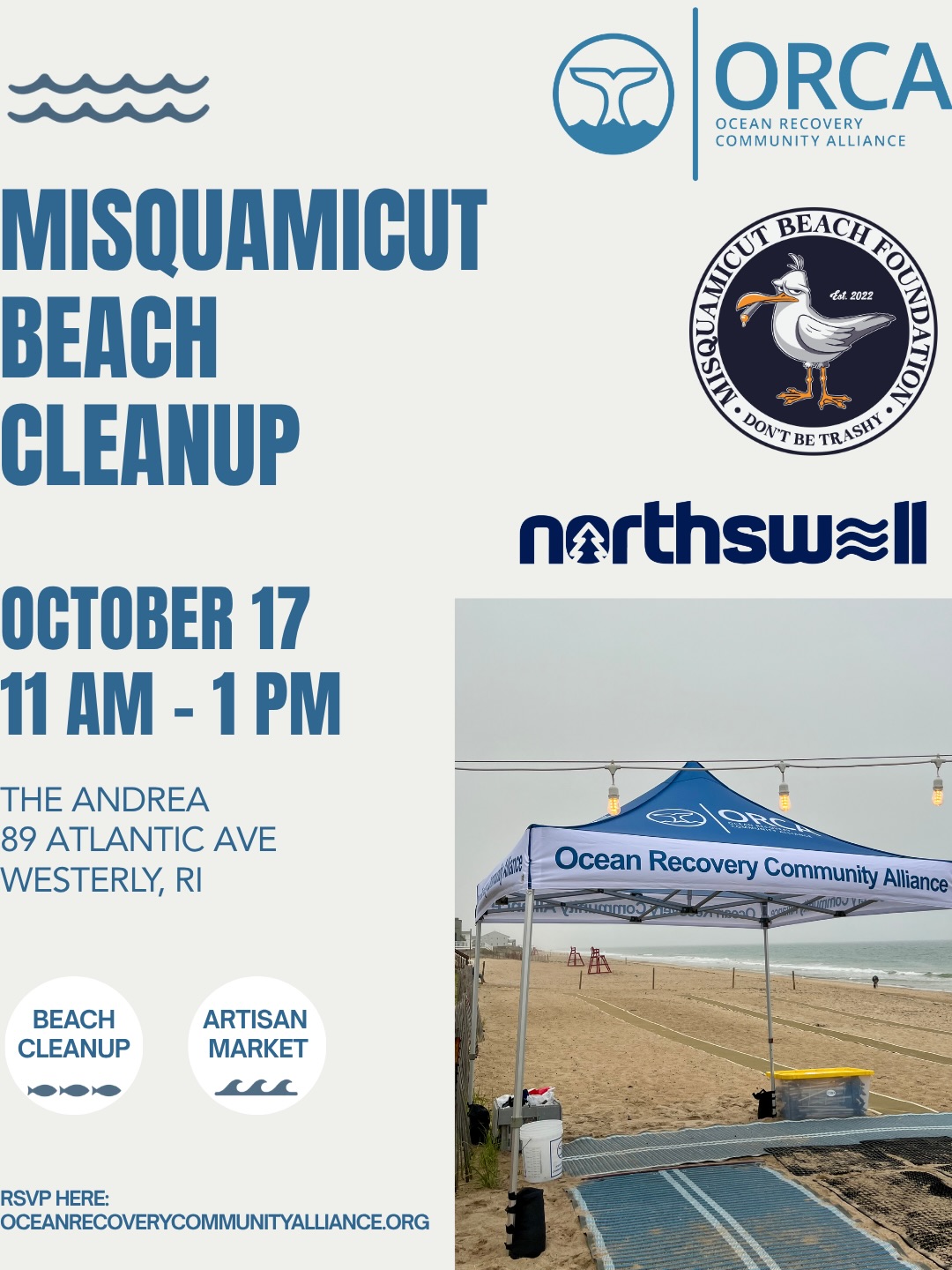 No AI flyers here folks😉 Join us and our cleanup partners in October! 🎃
