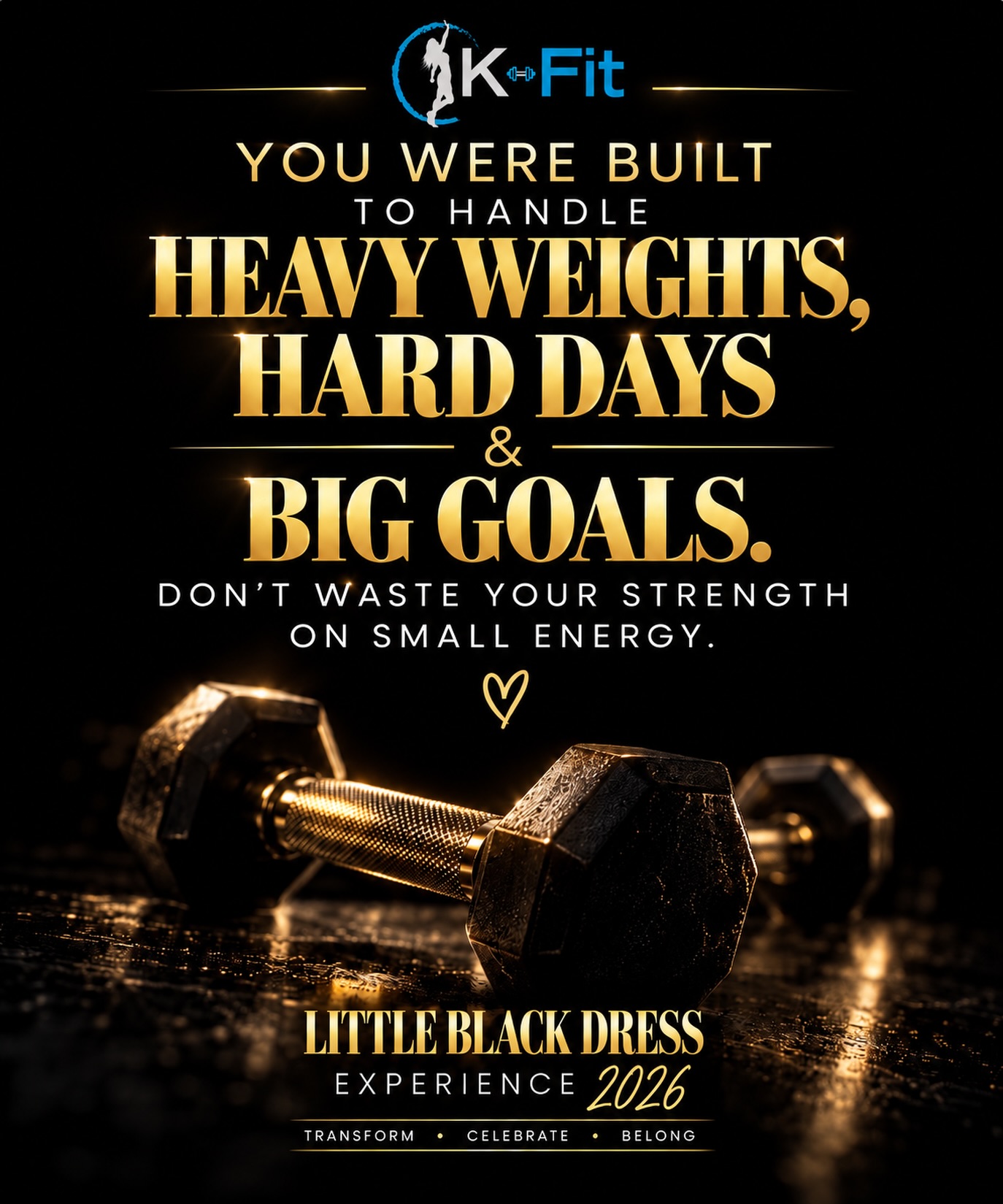 Strong body. Strong mind. BIG goals. ✨
LBD energy starts this Saturday . 🖤
