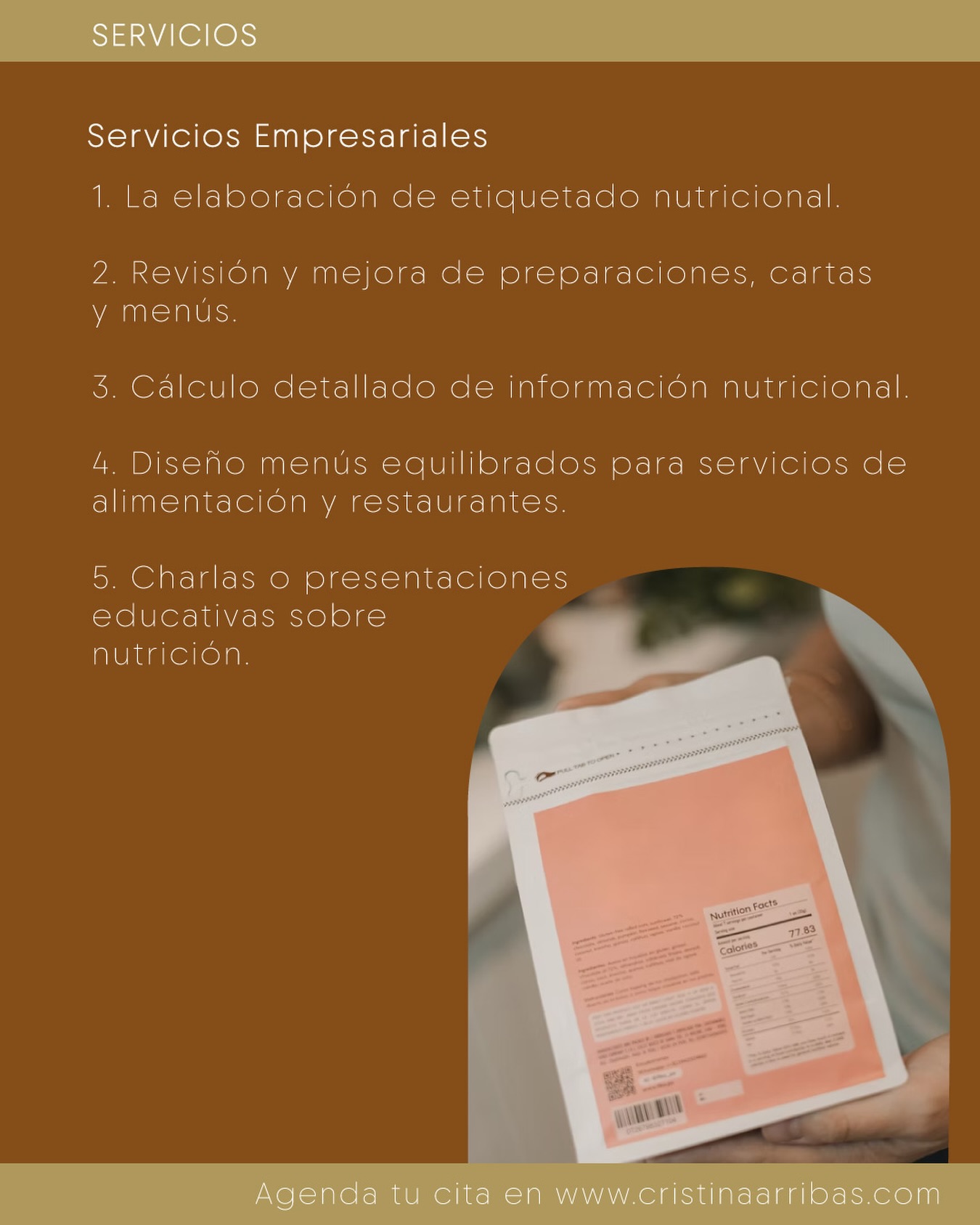 Agenda cualquiera de nuestros servicios en www.cristinaarribas.com o escríbeme por WhatsApp ✨