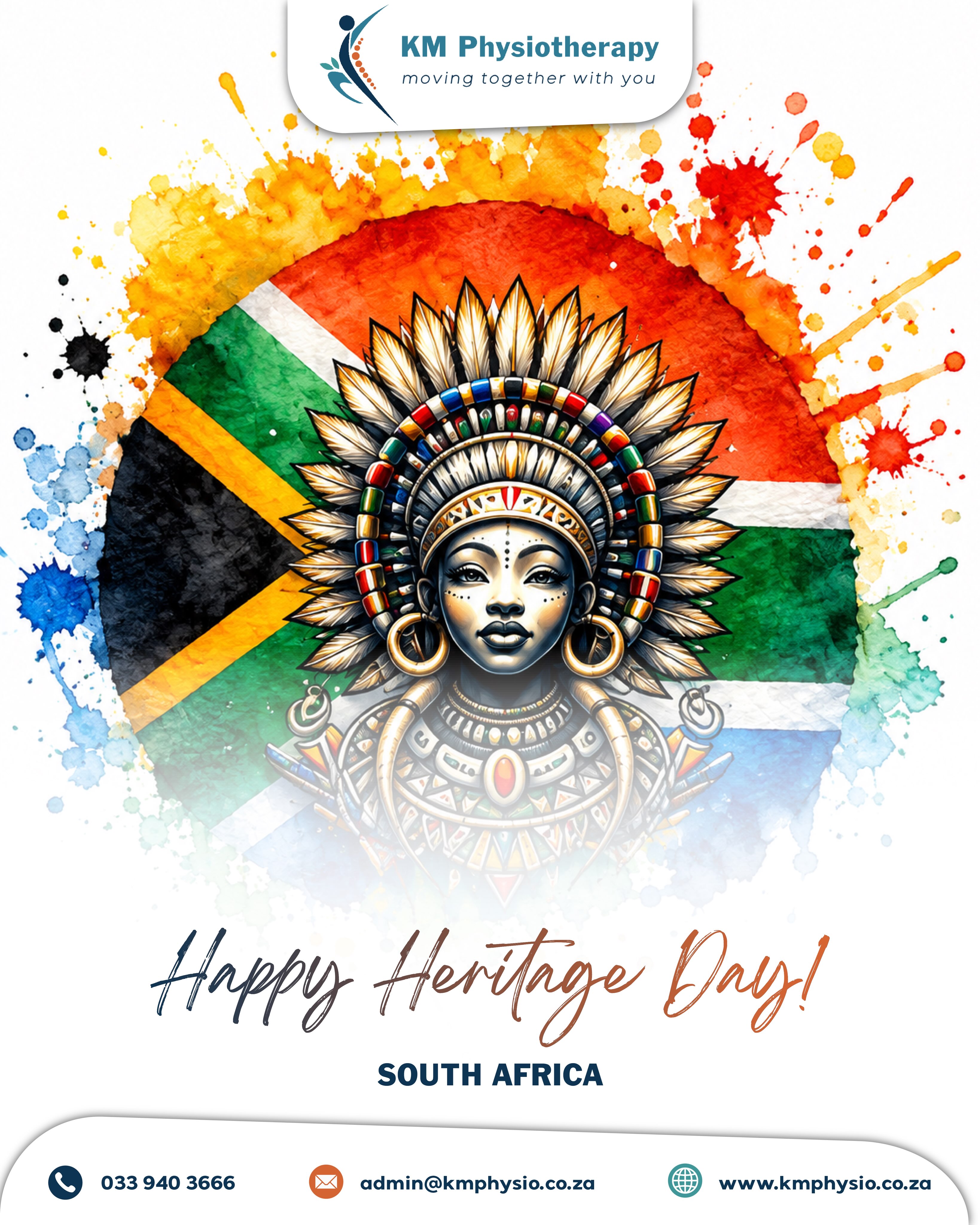 ๐ฟ๐ฆ Happy Heritage Day from Kae-Motion Physiotherapy! ๐ฟ๐ฆ
Today we celebrate the rich cultures, traditions, and diversity that make South Africa so unique. May we continue to honour our heritage, embrace one another, and move forward together. ๐๐งก๐ฉต
#HeritageDay #SouthAfrica #Ubuntu #KaeMotionPhysio #ProudlySouthAfrican