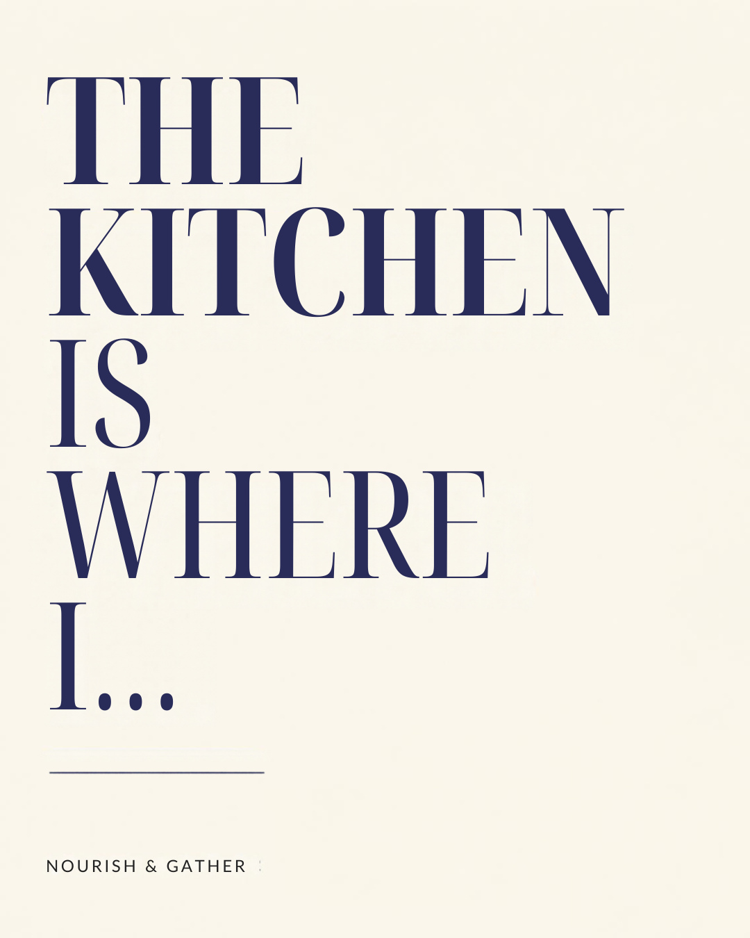 What if the kitchen could give you more than dinner?
I hear variations of these -
“I’m being pulled in ten directions.” and “I just want some time to myself.”
Cooking can actually give you some of that time back.
Not because you stop thinking, but because for a little while, you pay attention to what you are doing - working with knives and fire. Tasting. Noticing what’s in front of you.
You’re making dinner, yes. But you’re also giving yourself time to be in one place, doing one thing.
That’s part of what I teach: how to make cooking feel less like one more thing on your list, and more like time you get back.
The kitchen is where I…
What’s your answer?