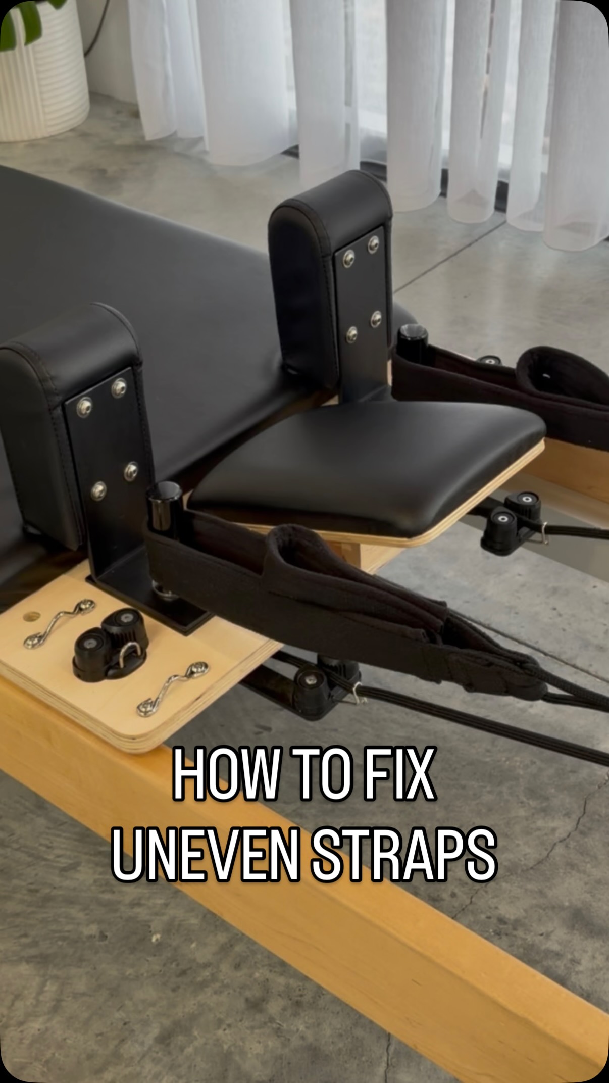 Uneven straps?
Here’s the quick fix to get them even, comfortable and ready to.
Tiny setup tweaks = a much better workout 🤍
Save this one for your next Reformer session.
