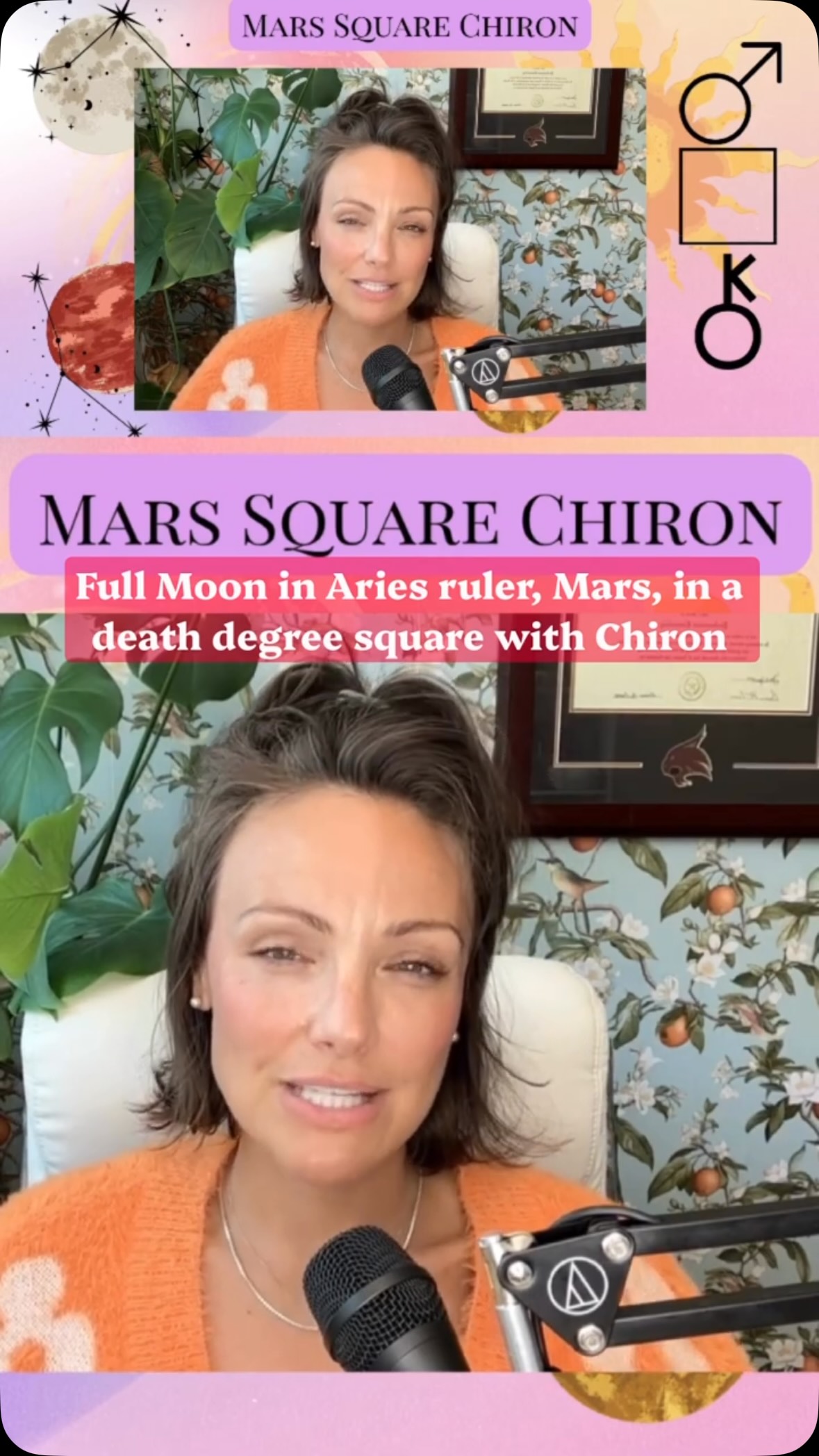 Full Moon in Aries ruler, Mars, has an exact square with Chiron, the wounded healer. Asking you to go directly towards the core wound. 🔥❤️🩹
#fullmoon #aries #chiron #astrology #astrologyreels
