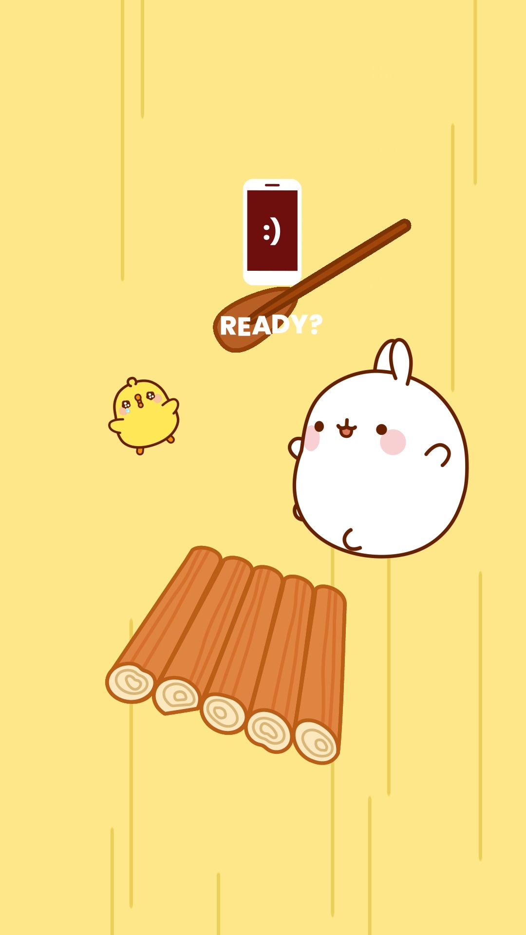 Help Molang and Piu Piu avoid rocks πΆ