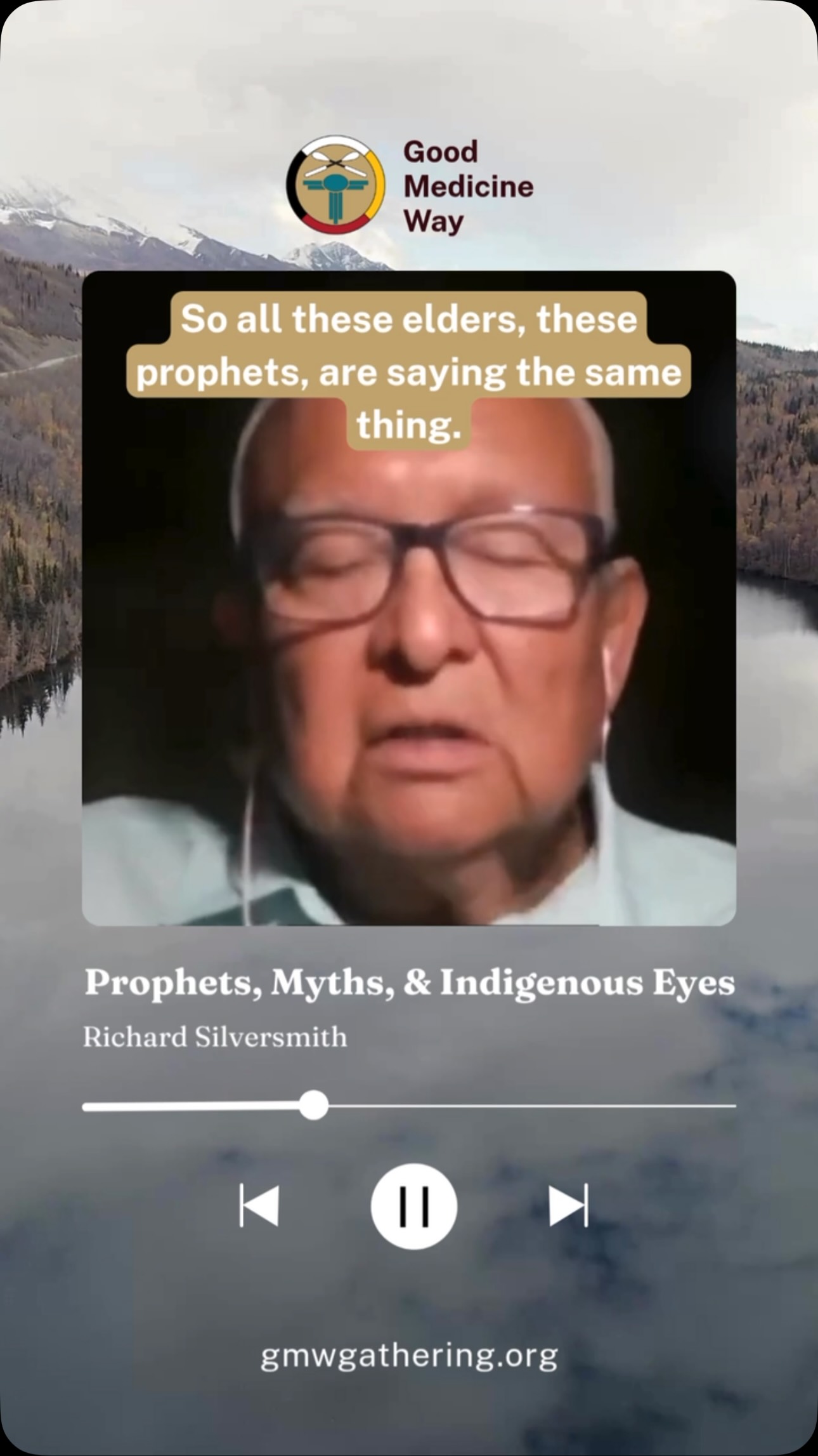 In 1992, Hopi elder Thomas Banyacya stood in front of the United Nations and said a change was coming. If we stop caring for the land and for life, there will be trouble. 🌎
Monday night Richard Silversmith reminded us that Native elders across Turtle Island have been saying the same thing and have been prophets. But, he asked, who listens to the prophets in the Bible? Nobody.
Regardless, we shouldn’t be discouraged because a renaissance is still coming. Young people are leaving churches looking for some authenticity, something true, something our elders have been speaking about for awhile.
So we have to be ready. 🔥
Richard joined us this week to teach on prophets, myths, and Creator’s voice in the old stories. The full gathering is on our YouTube and Facebook. Come sit with us on a Monday.
#GoodMedicineWay #EldersSpeak #CreatorSetsFree #NativeProphecy #AuthenticFaith