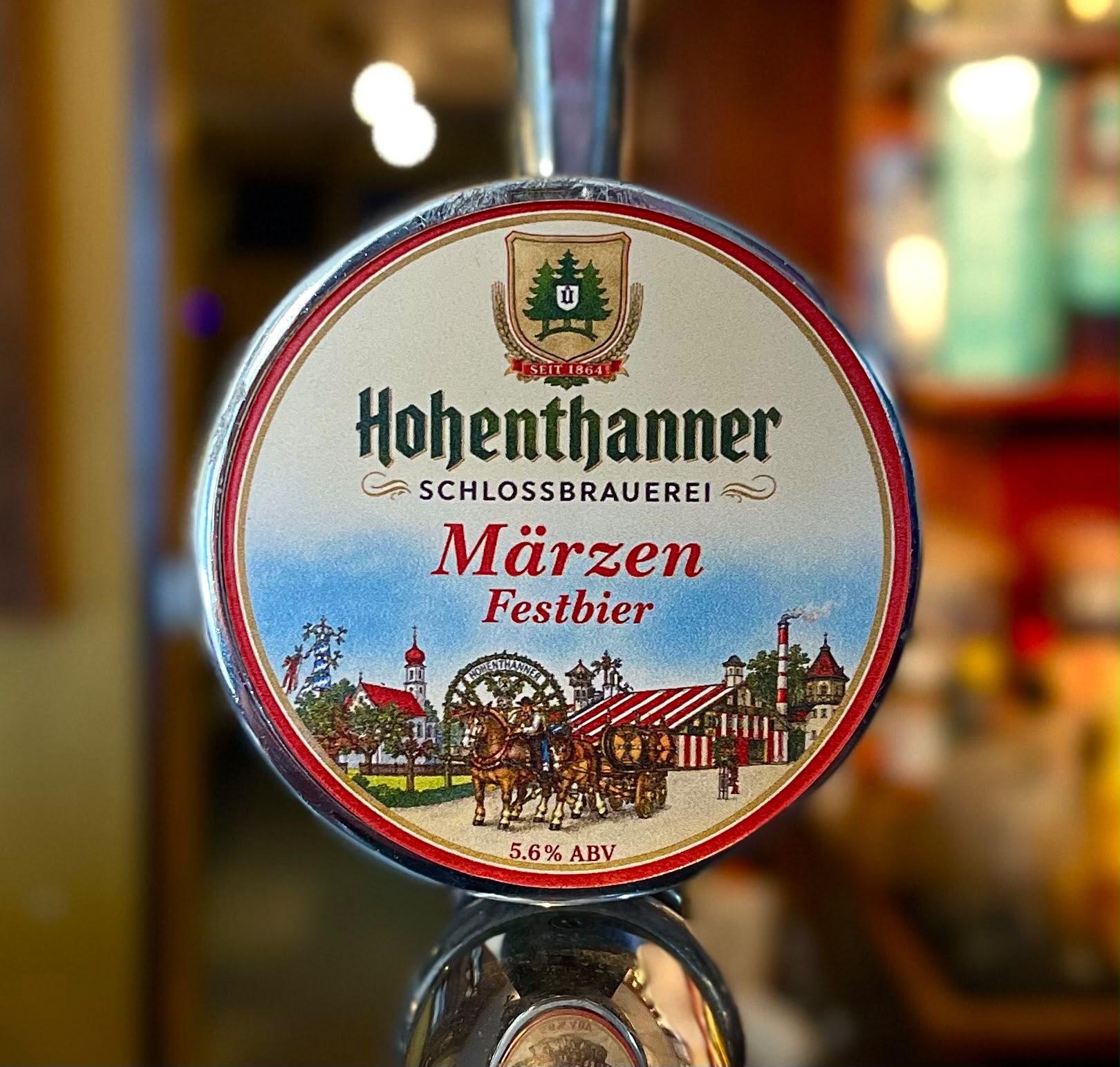 We’ve this banger on the outside bar for you on Saturday…with Waldhaus Pils & Alderbacher’s Festbier!