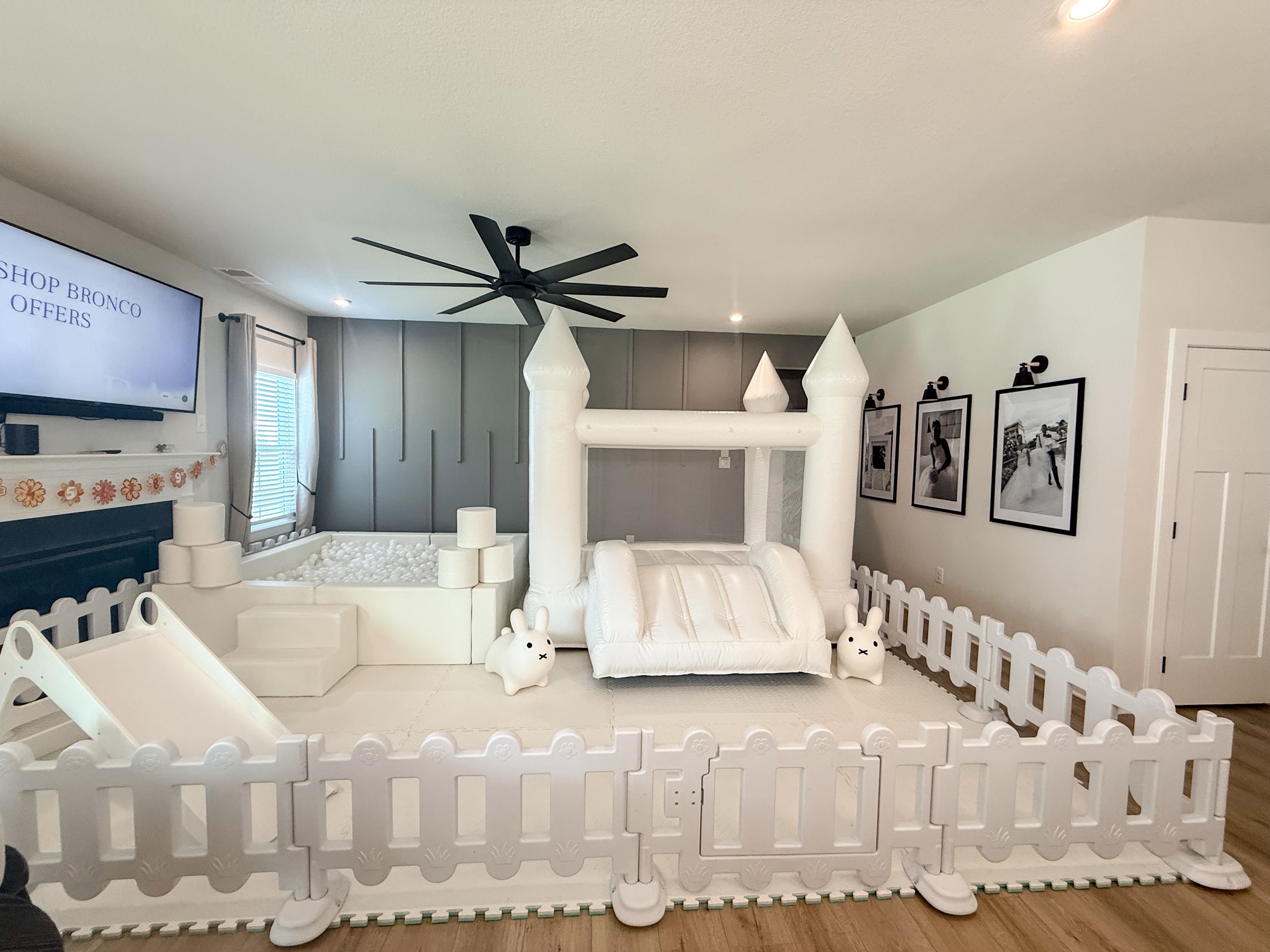 Rainy day? No problem. ๐คโ๏ธ The rain didnโt stop us from making this little oneโs first birthday extra special!
Thatโs the beauty of Posh Plays Blissโs setups, we can customize and configure them to fit almost any space, indoors or out. And we have to sayโฆ this all-white setup looked absolutely perfect inside this beautiful home. โจ
Rain or shine, the fun goes on with Posh Play Bliss. ๐ค
#SoftPlayRental #FirstBirthdayParty #VirginiaBeachMoms #757Moms #HamptonRoadsVA