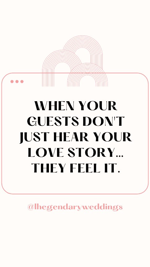 This is why your love story belongs in your wedding ceremony. Not a generic story about love. Not something that could have been written for any couple. Your story.
When your wedding ceremony is personalized around the two of you, something beautiful happens. You don't just hear your story. You relive it.
You remember the anxiety of meeting his parents for the first time. You remember the dog running toward him with the biggest smile. You remember seeing the two of them together and realizing you were falling in love with both.
But look beyond Doug and Ashlie in this video. Look at his parents listening. Look at the guest wiping away a tear. Look at Ashley smiling and nodding because she remembers every bit of it.
That's what I love about telling a couple's love story during their wedding ceremony. For a few minutes, everyone gets to experience the journey that brought these two people to this exact moment.
Some guests know every chapter. Some only know pieces. And some are hearing these stories for the very first time.
But by the time we get to “I do,” everyone understands a little more about why these two people chose each other.
That's what I want engaged couples to understand:
Your wedding ceremony shouldn't just tell your guests that you're in love. Let them experience some of the moments that made you fall in love. That's when it becomes more than a wedding ceremony. It becomes yours.
—Lhegend
Video credit: @shannonkellyfilms
Lhegendary Weddings | Florida Wedding Officiant | Personalized Love Story Ceremonies
L.W. Couple: @dr.doug_dvm ❤️ @ashliehandie
Venue: @urbanstillhousestpete
Planning/Design: @thebridalmethod @kimberlyhensleyevents
Video: @shannonkellyfilms
Photo: @dewittforlove
Florals: @wonderlandfloralart
DJ: @djfreshevents
Officiant: @lhegendaryweddings
Ceremony Music: @jadestrings
Singer: @jaymiahmusic
Entertainment: @adrianasparkle_ @sadie.t.elise @sedonawilde
Rentals/Uplighting: @urbanstillhousestpete @tbdjco
Hair: @modernglambymonica
MUA: @kissandmakeupbysteph
Dessert Bar: @urbanstillhousestpete @valkyriedoughnuts_stpete @gabbybakesllc