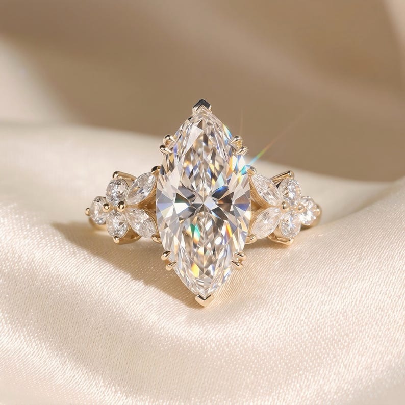 ✨ The definition of timeless elegance. ✨
Prepare to be mesmerized by this breathtaking 3-Carat Marquise-Cut Moissanite Engagement Ring. 💎 Set in radiant 14K Gold, its brilliant center stone is flanked by delicate, marquise-cluster side stones, creating a look of pure, sophisticated romance.
Whether it’s a promise of forever, a stunning anniversary gift, or a “just because” treat for yourself, this ring is designed to dazzle. 💛
Tap the link in our bio to make this dream yours today! 🛒💍
#EngagementRing #MoissaniteRing #MarquiseCut #GoldRing #14KGold PromiseRing AnniversaryGift GiftForHer LuxuryJewelry RingsoftheDay ElegantStyle DreamRing Moissanite