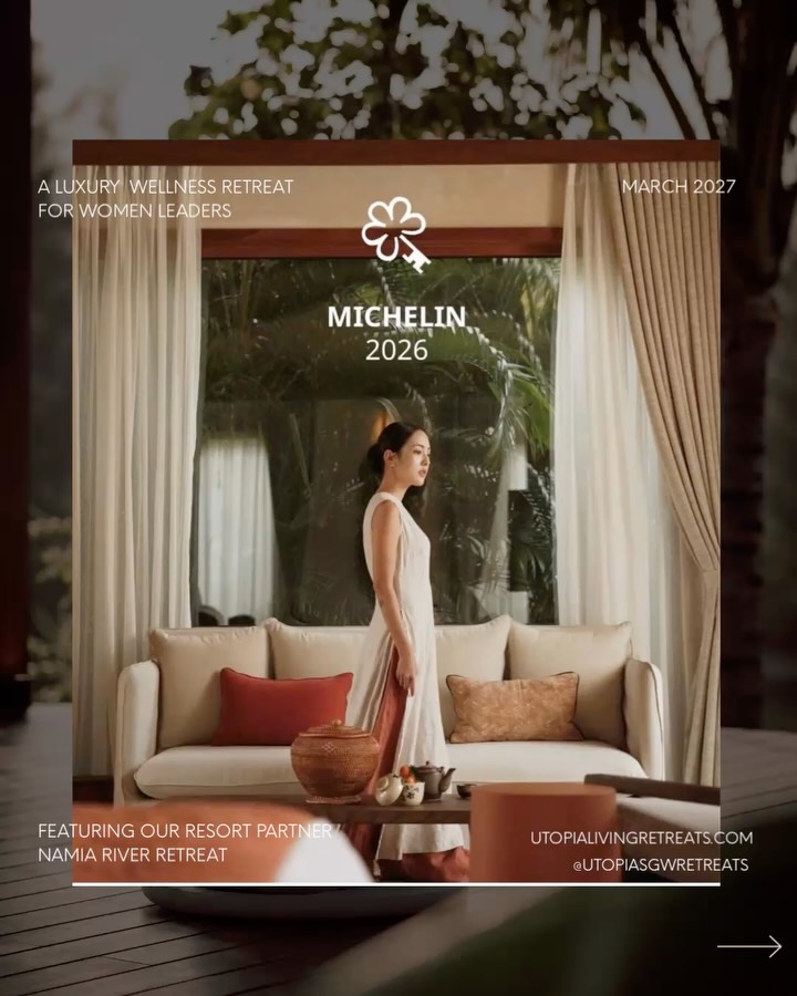 What if your next rise doesn’t require you to do more, but invites you to rest, receive and reconnect with the woman beyond the roles you carry?
That is the heart of She Rises: The Utopia Renewal Experience, thoughtfully curated for women executives, CEOs and founders of purpose, faith & impact.
Every detail is intentionally tailored with you in mind — from daily luxury wellness and restorative spa experiences to Vietnamese culture, cuisine, group coaching and meaningful connection.
Come ready to restore, relax, reconnect, reset and rejuvenate.
Come ready to graciously lean into your luxurious soft life in Vietnam.
Come ready to laugh, explore, release, reclaim your peace and create your Utopia!✨
Because there is power in rising through community — being surrounded by women who remind you that you don’t have to carry everything alone.
We’re thrilled to feature Namia River Retreat as one of our resort partners, recently recognized with a ✨MICHELIN Key 🔑 and beautifully rooted in Vietnamese wellness traditions, nature and riverside hospitality.
Your 7-day / 6-night experience includes:
🌿 Daily immersive wellness classes
🌿 Traditional Vietnamese herbal consultation
🌿 Daily 80–90 minutes of luxury spa & wellness
🌿 Daily curated meals & wellness cuisine
🌿 Utopia Gratitude Journal, retreat tote, aromatherapy & gifts
🌿 Executive & transformational group coaching
🌿 Curated cultural immersion
🌿 Luxury coastal resorts with private pools
🌿 Global community with like-minded women
🌿 Custom-tailored clothing & shoes (optional)
Da Nang + Hoi An | Vietnam
March 2027
Reset. Restore. Rise. 🤍
✨ Join Naya Powell, Founder & CEO of Utopia Global Wellness Retreats, for the She Rises Luxury Retreat Q&A this Sunday to learn more, ask questions and explore this journey together.
Highlighting our Resort Partners:
Namia River Retreat, Hoi An
TIA Wellness Resort, Da Nang
Founding Member Pricing + Global Speaker Opportunities available.
✨RSVP Today: Link 🔗 in Bio✨
#SheRises #UtopiaLiving #UtopiaRetreats #VietnamWellness LuxuryWellness WellnessTravel WomensWellness HoiAn DaNang NamiaRiverRetreat