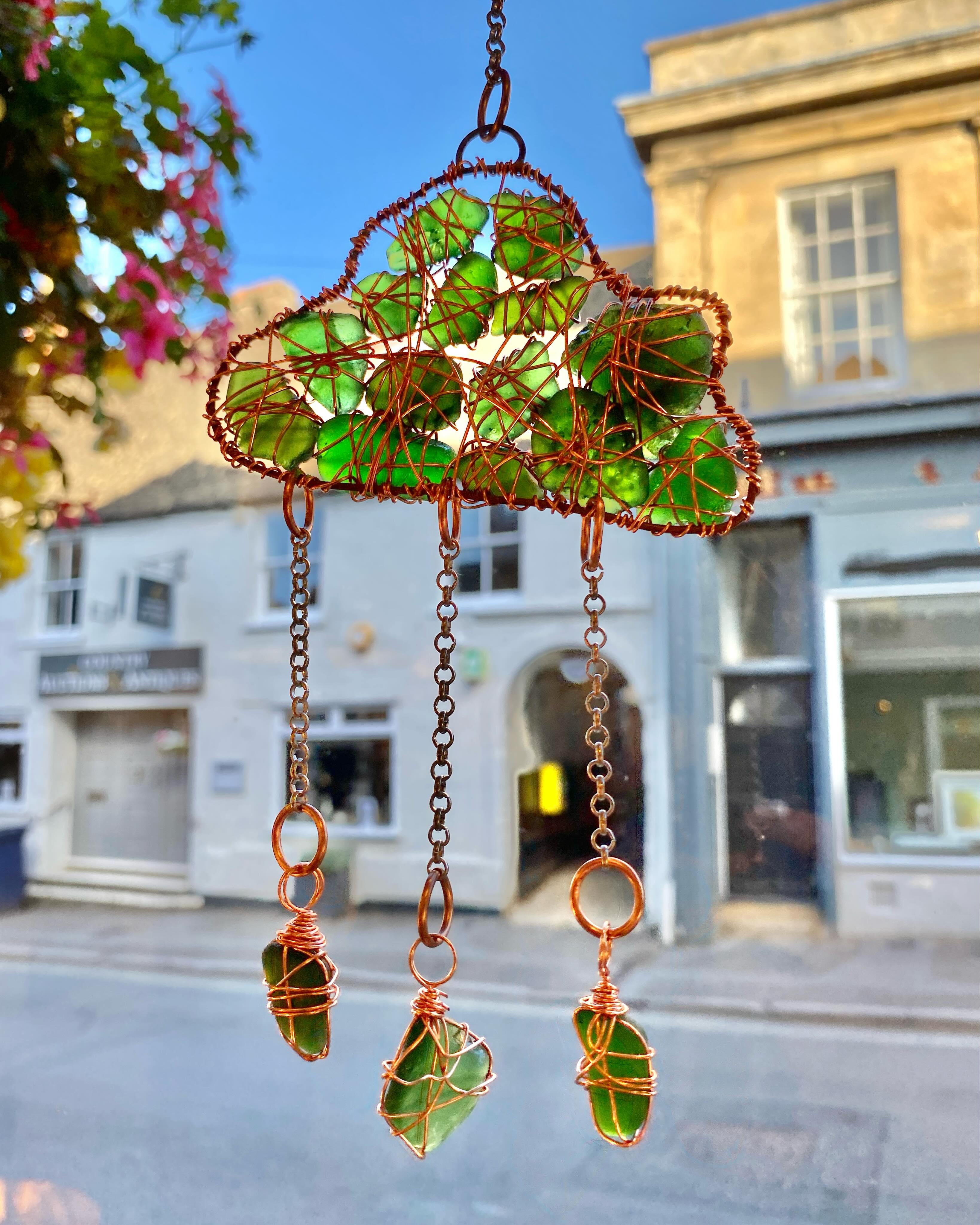 Here’s a lovely thing: handmade locally by Toby @cloud_crystals98 this charming rain cloud is crafted from pieces of sea glass individually foraged on British beaches and cleverly bound together with copper wire.
Come and browse our range of other products by Toby including necklaces and British fossils and crystals.
Open Tues-Sat 10am-4pm
Swift Art & Design
18 High Street
Winchcombe
GL54 5LJ
#supportindependent
#swiftartanddesign
#cloudcrystals
#BuyLessBuyBetterBuyHandmade