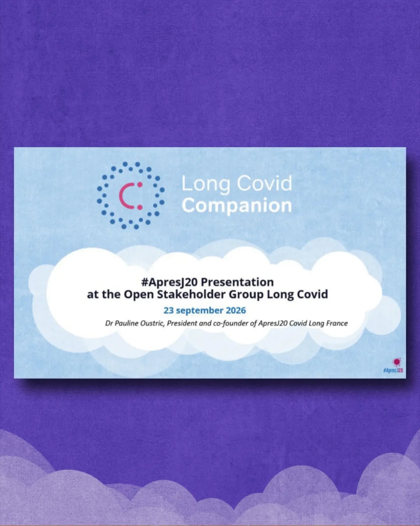 🇪🇺 Comment les patients peuvent-ils contribuer concrètement à la recherche sur le #CovidLong ?
C’est notamment autour de cette question que l’expérience d’#ApresJ20 a été présentée, lors de la réunion de l’Open Stakeholder Group on Long COVID qui s’est tenue le 23 septembre à l’initiative de la Commission européenne.
🧵👇
🇫🇷 Notre expérience a été présentée autour de l’application Long COVID Companion, développée avec le @lih_luxembourg (LIH).
Cette application de suivi des symptômes a été co-conçue avec des patients et des chercheurs pour répondre aux besoins du quotidien tout en contribuant à la recherche sur le Covid Long.
🔬 Au-delà de l’application elle-même, c’est la place des patients dans le projet qui mérite d’être soulignée.
Les patients partenaires ont été impliqués à chaque étape : identification des besoins, conception des protocoles, choix des fonctionnalités et des visualisations, tests, communication autour de l’application et co-rédaction des résultats de recherche.
🤝 Une démarche de Patient and Public Involvement (PPI) qui permet aux patients d’être de véritables partenaires de la recherche, et pas uniquement des participants aux études.
🎙️ Le Long COVID Companion s’inscrit également dans un projet de recherche portant sur l’utilisation de biomarqueurs vocaux dans le Covid Long.
🌍 L’expérience d’ApresJ20 a été présentée aux côtés de celles d’autres associations européennes de patients, notamment des Pays-Bas, de PoTS-Dysautonomia et de Grèce.
Ces échanges illustrent la diversité des initiatives portées par les patients en Europe et leur contribution à l’évolution de la recherche et des soins.
💙 Chez ApresJ20, nous défendons une recherche dans laquelle l’expertise des patients est pleinement intégrée, de la définition des besoins jusqu’à la diffusion des résultats.
Merci à Pauline Oustric et à toutes les personnes impliquées dans cette démarche pour avoir porté cette expérience au niveau européen.
#LongCovid #Recherche PPI PatientPartners PatientEngagement #LongCOVIDResearch Europe