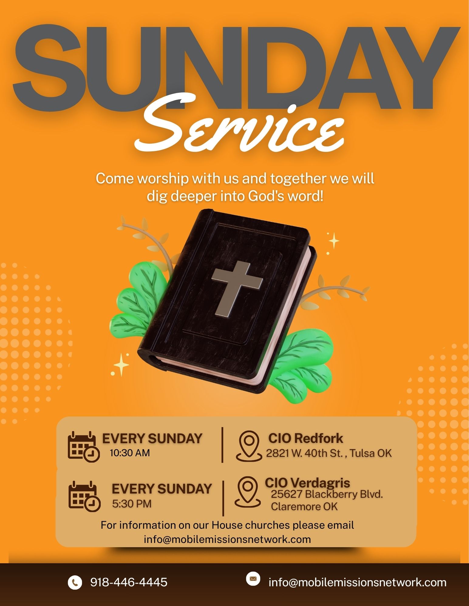 Join us for church on Sunday! we have multiple locations meeting Sunday morning, and have our Verdigris house location meeting Sunday evening. Come worship with us! We can't wait to see you!
.
.
.
.
.
.
.
.
.
#Church #FYP #Christian #SundayService #Invite #Churchinvite