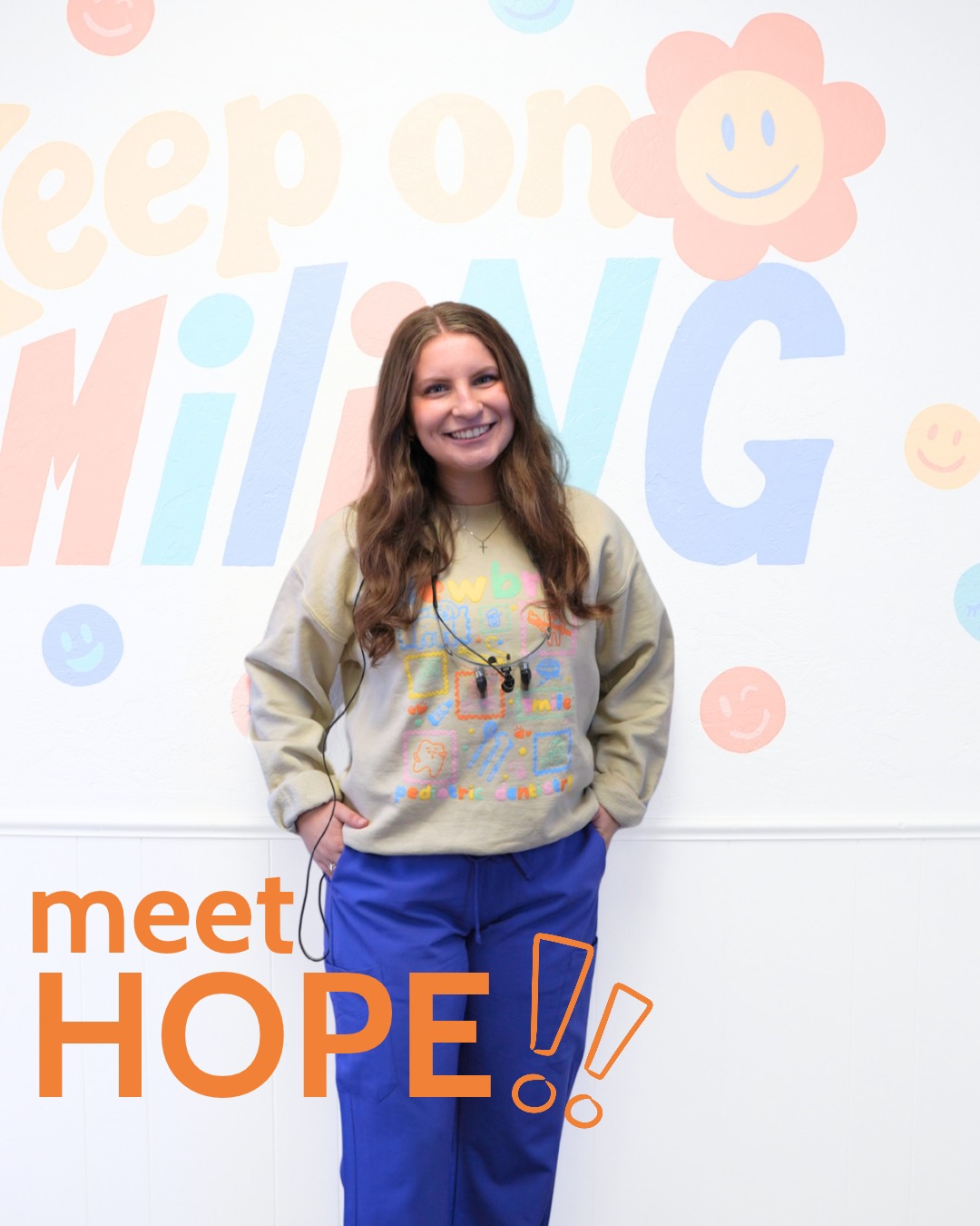 Welcome our newest dental hygienist, Hope! 🫶🏼🌈