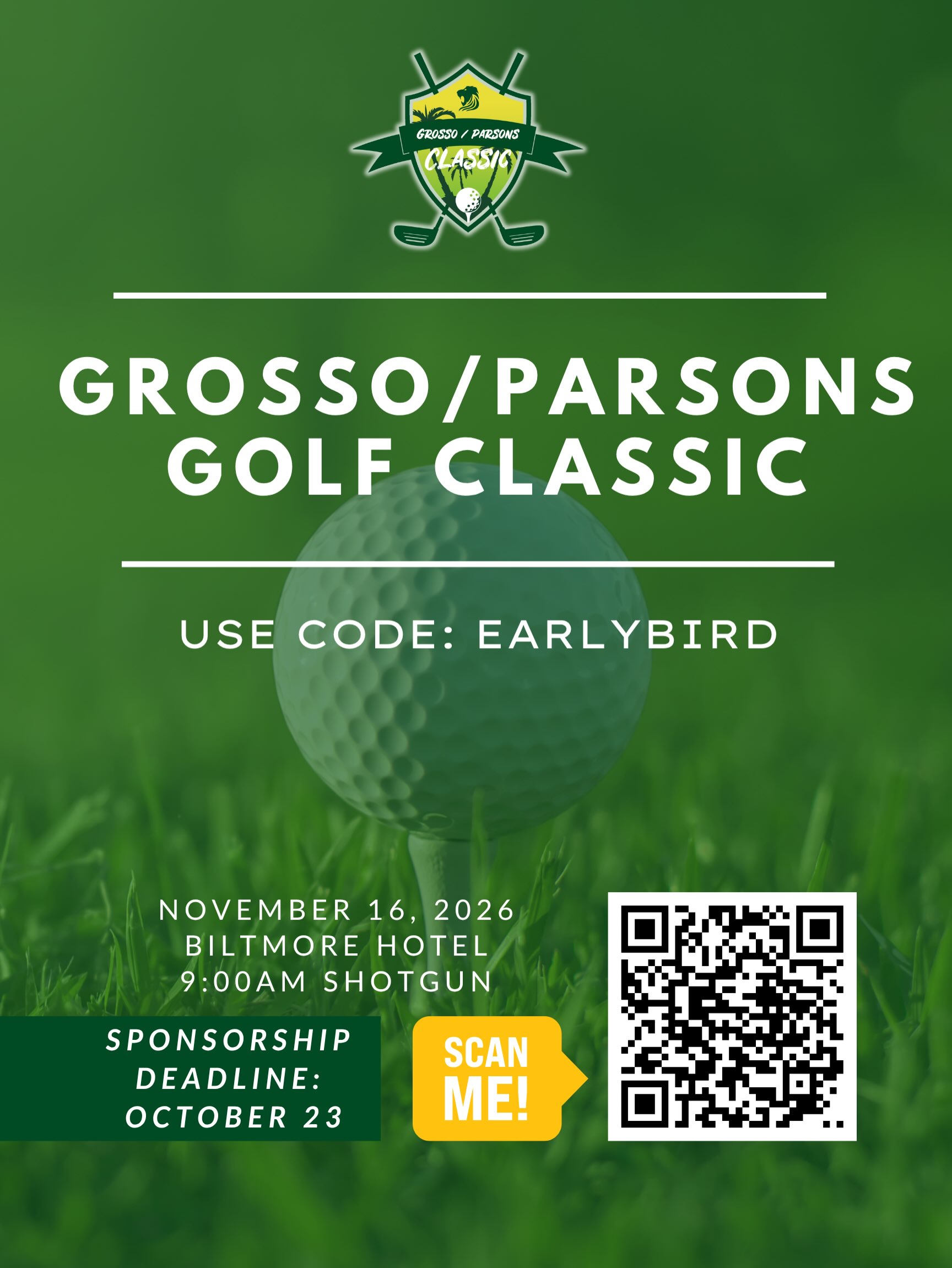 ⛳️ TWO WAYS TO JOIN US!
🏌️ Grab your foursome for the 2026 Grosso-Parsons Golf Classic on November 16 at the Biltmore Hotel. Early Bird pricing ends soon! Use code EarlyBird for your discounted registration.
🧖♀️ Skip the golf, enjoy the spa! Join us for ILS Spa Day at the Biltmore Hotel & Spa, followed by the Grosso-Parsons Golf Classic Luncheon & Silent Auction. Spa appointments are limited and available first come, first served.
Golf. Spa. Lunch. Give back. There’s a spot for everyone! 💚
#goroyals #ilsroyals