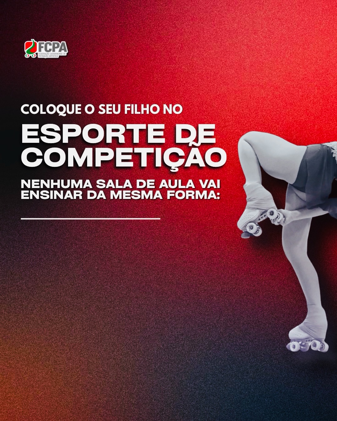 Coloque o seu filho no esporte de competição.
.
.
.
.
.
#patinação #patins #patinar #patinarartistico #fcpa
